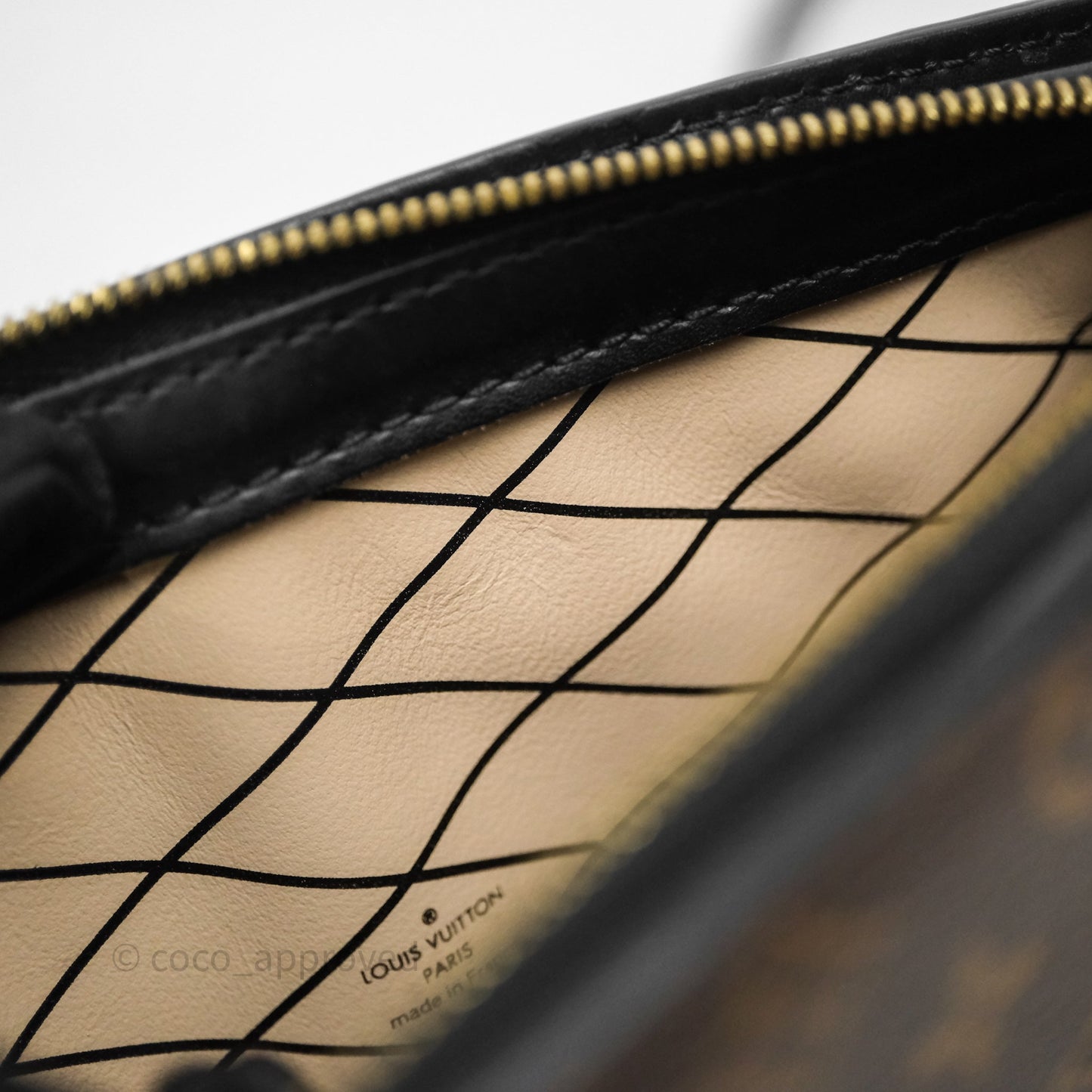 Louis Vuitton Monogram Reverse Trunk Clutch Bag
