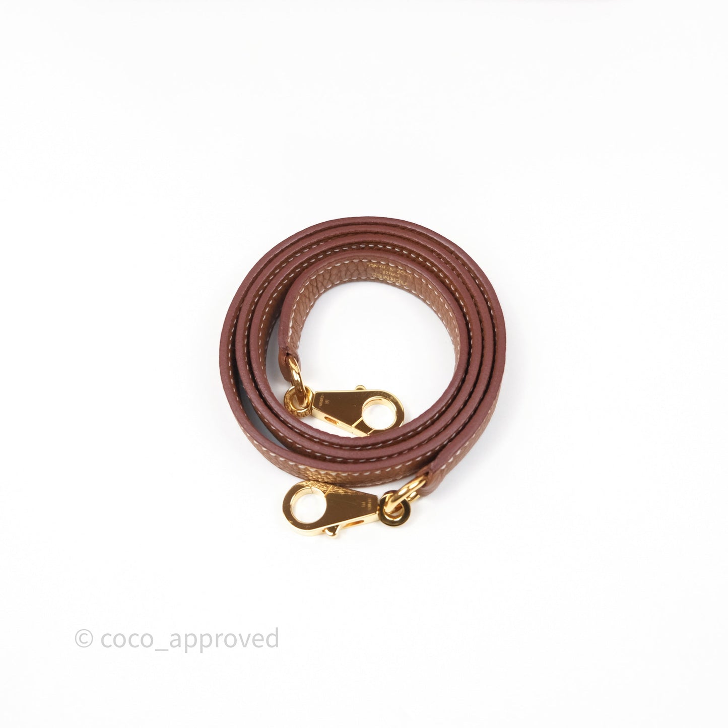 Hermès Retourne Kelly 25 Gold 37 Togo Gold Hardware