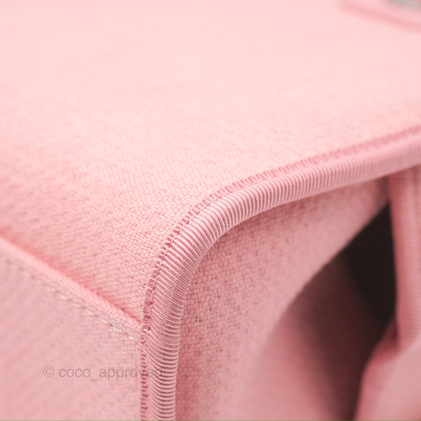 Chanel Deauville Bowling Bag Pink Silver Hardware