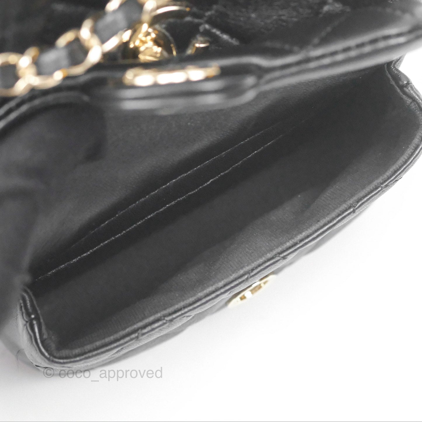 Chanel Quilted Small Duma Drawstring Backpack Black Lambskin