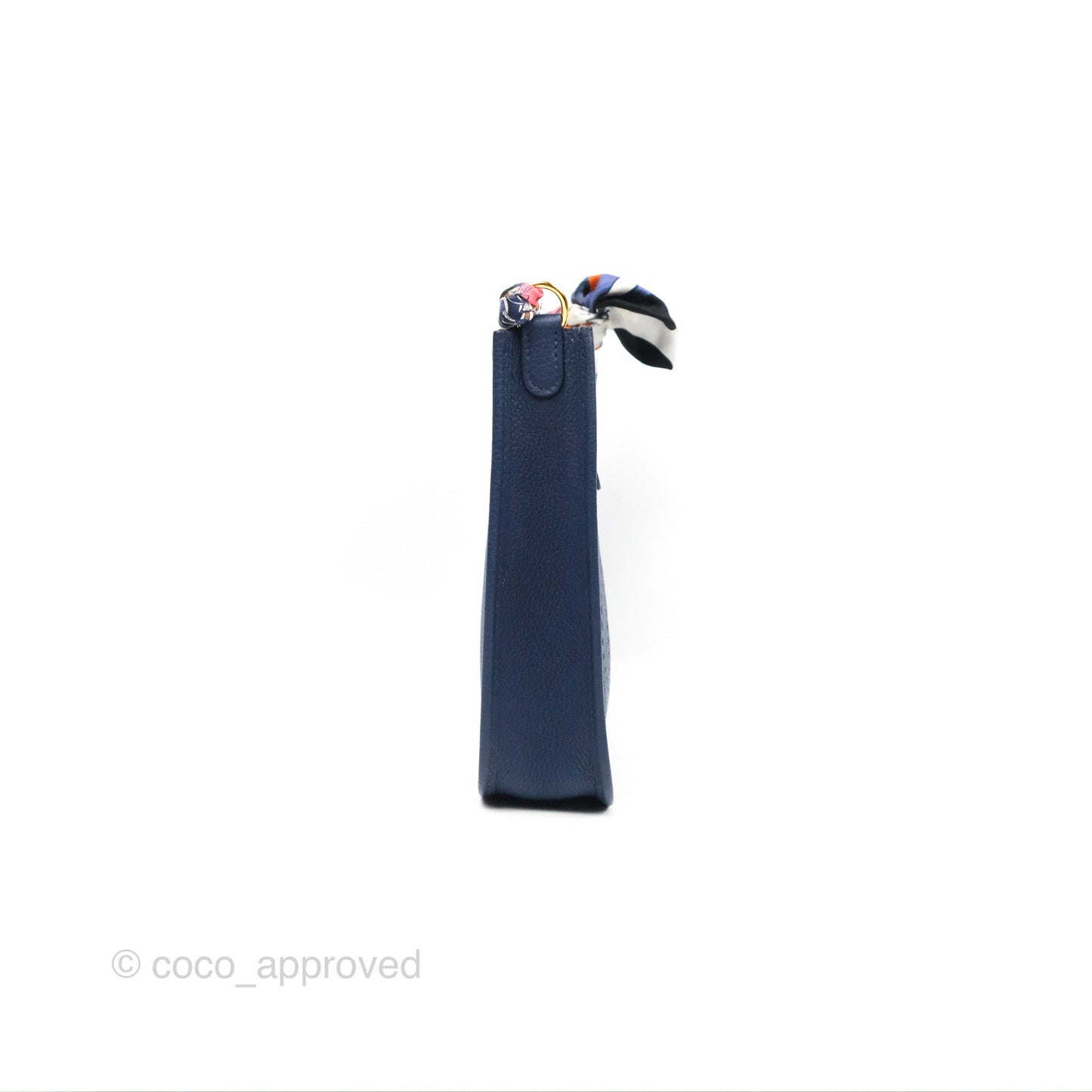 Hermès Mini Evelyne 16 Amazone Bleu Saphir/ Bleu Indigo Gold Hardware