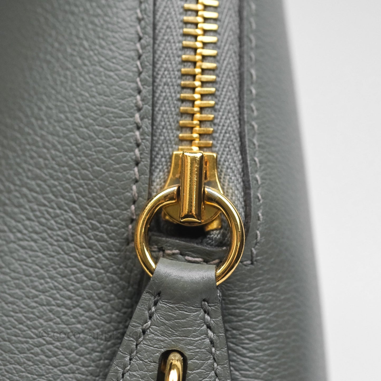 Hermès Bolide 1923 25 Gris Meyer 0L Evercolor Gold Hardware