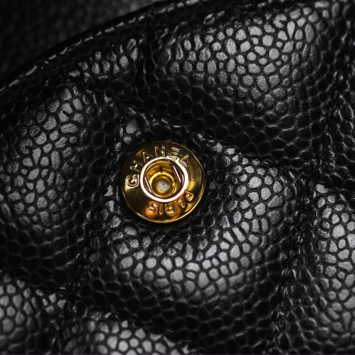 Chanel Jumbo Double Flap Black Caviar Gold Hardware⁣⁣