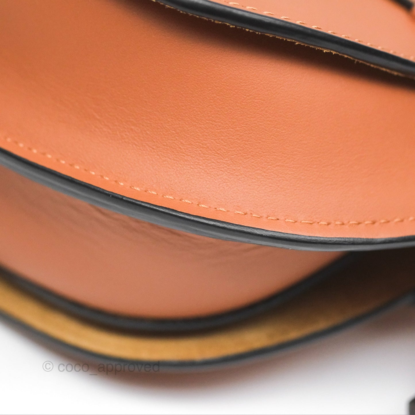 Loewe Mini Gate Dual Bag in Soft Calfskin & Jacquard Strap Tan