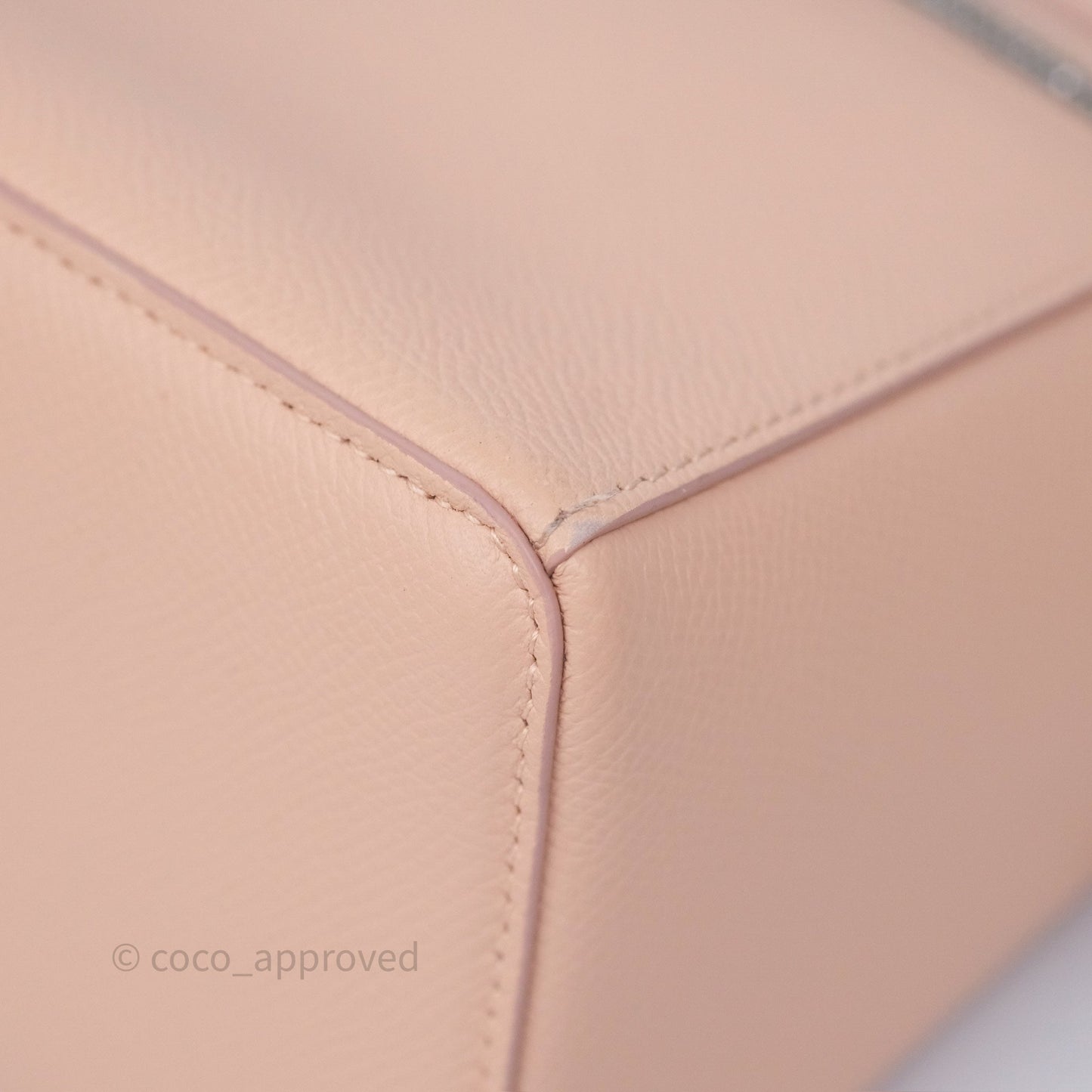 Loro Piana Extra Bag L27 Pink Calfskin Silver Hardware