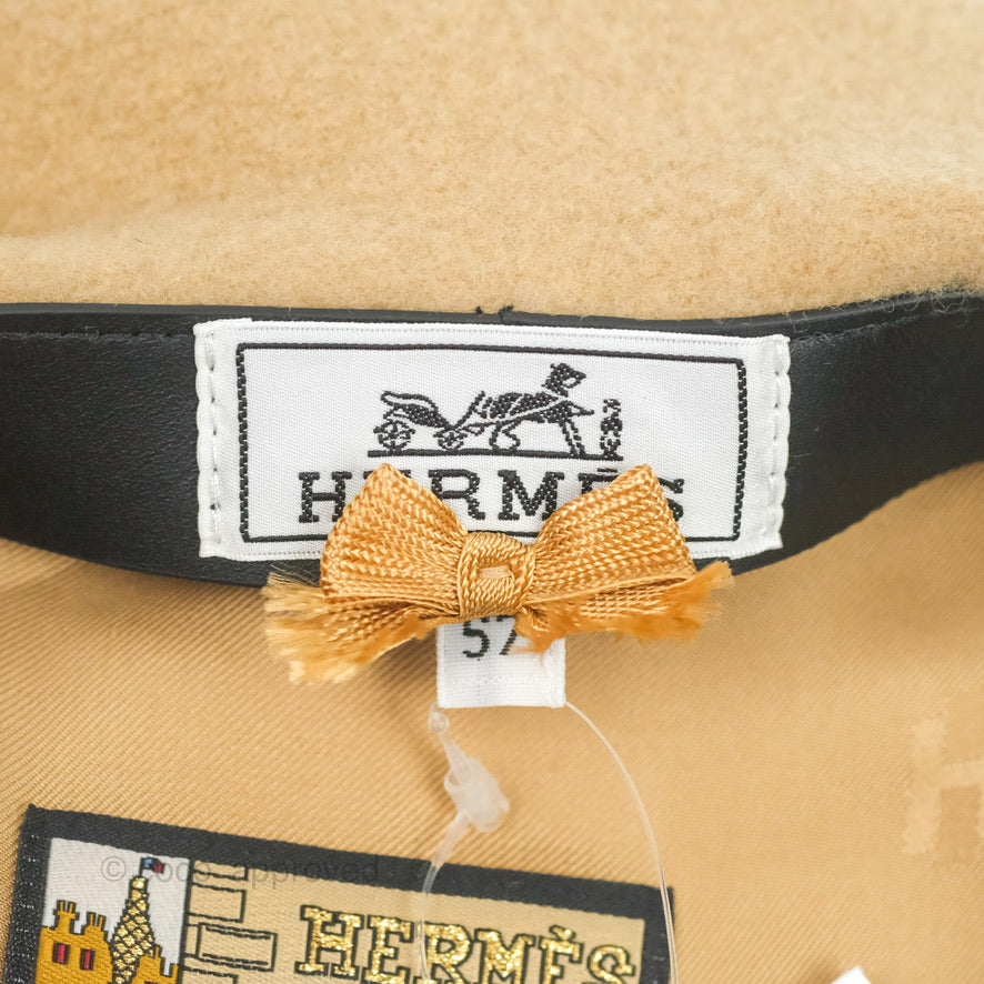 Hermès Felicity Beret Sable Wool