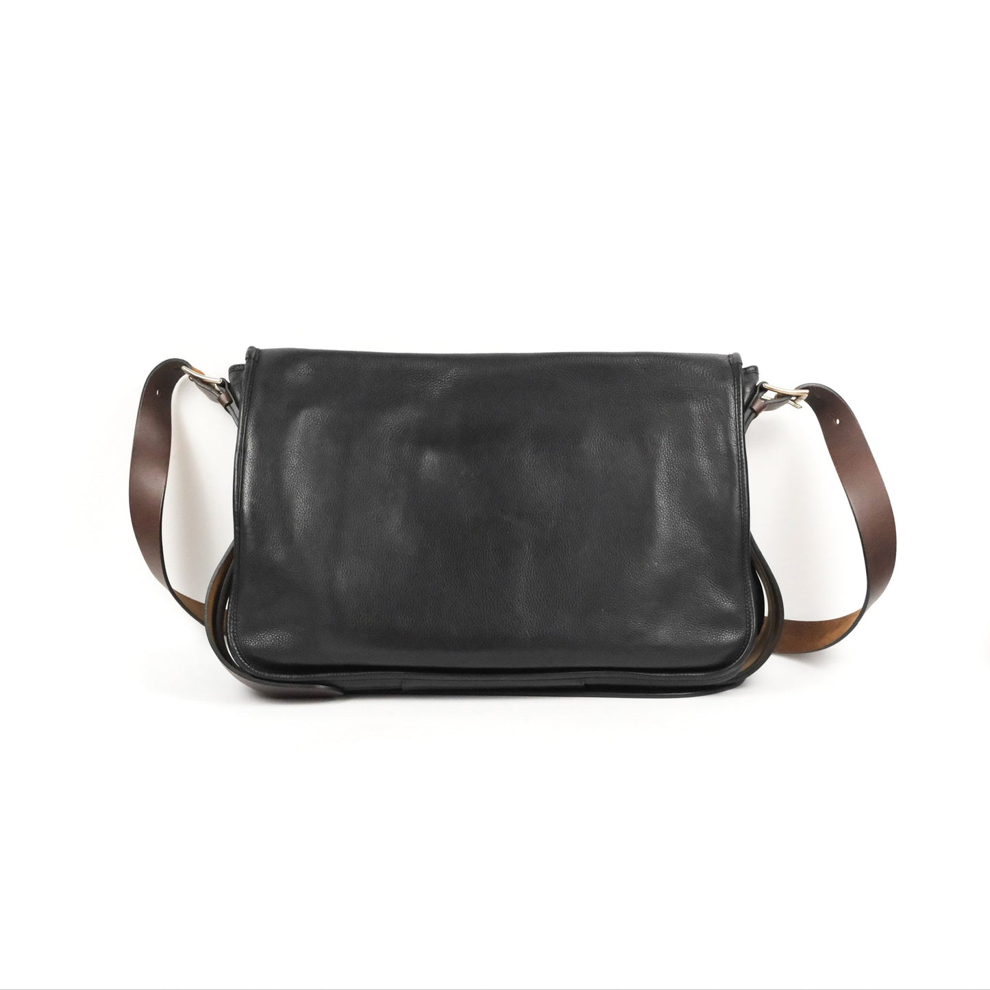 Hermès Men's Barda 43 Messenger Bag Black Ebene Alamo