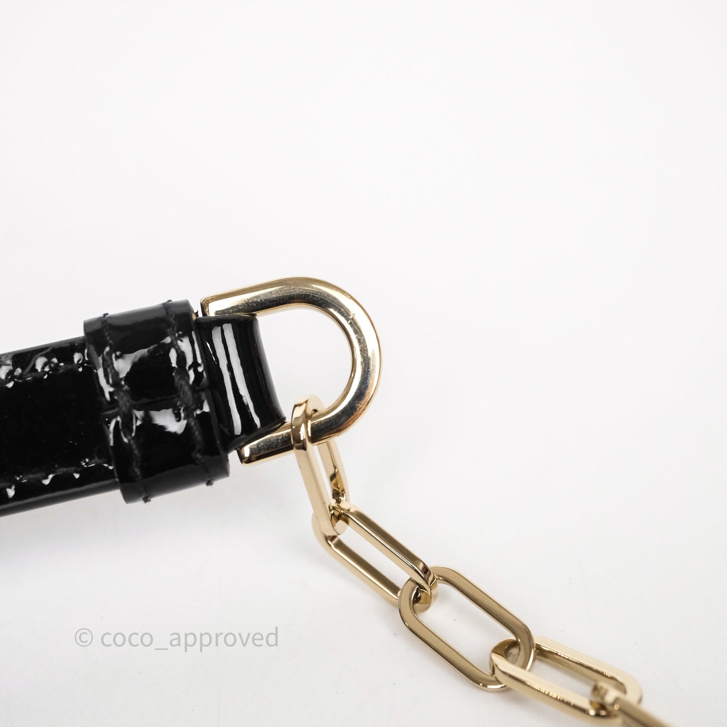 Christian Dior Micro Lady D-Joy Bag Black Patent Cannage Calfskin Gold Hardware