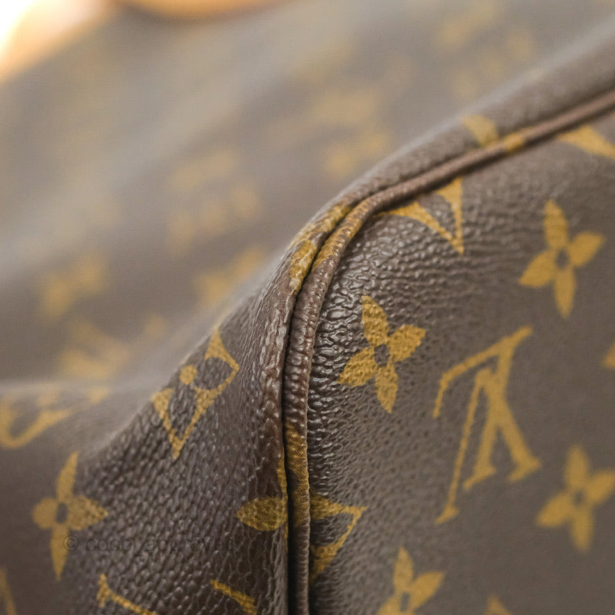 Louis Vuitton Neverfull MM Tote Bag Monogram Canvas Fuchsia