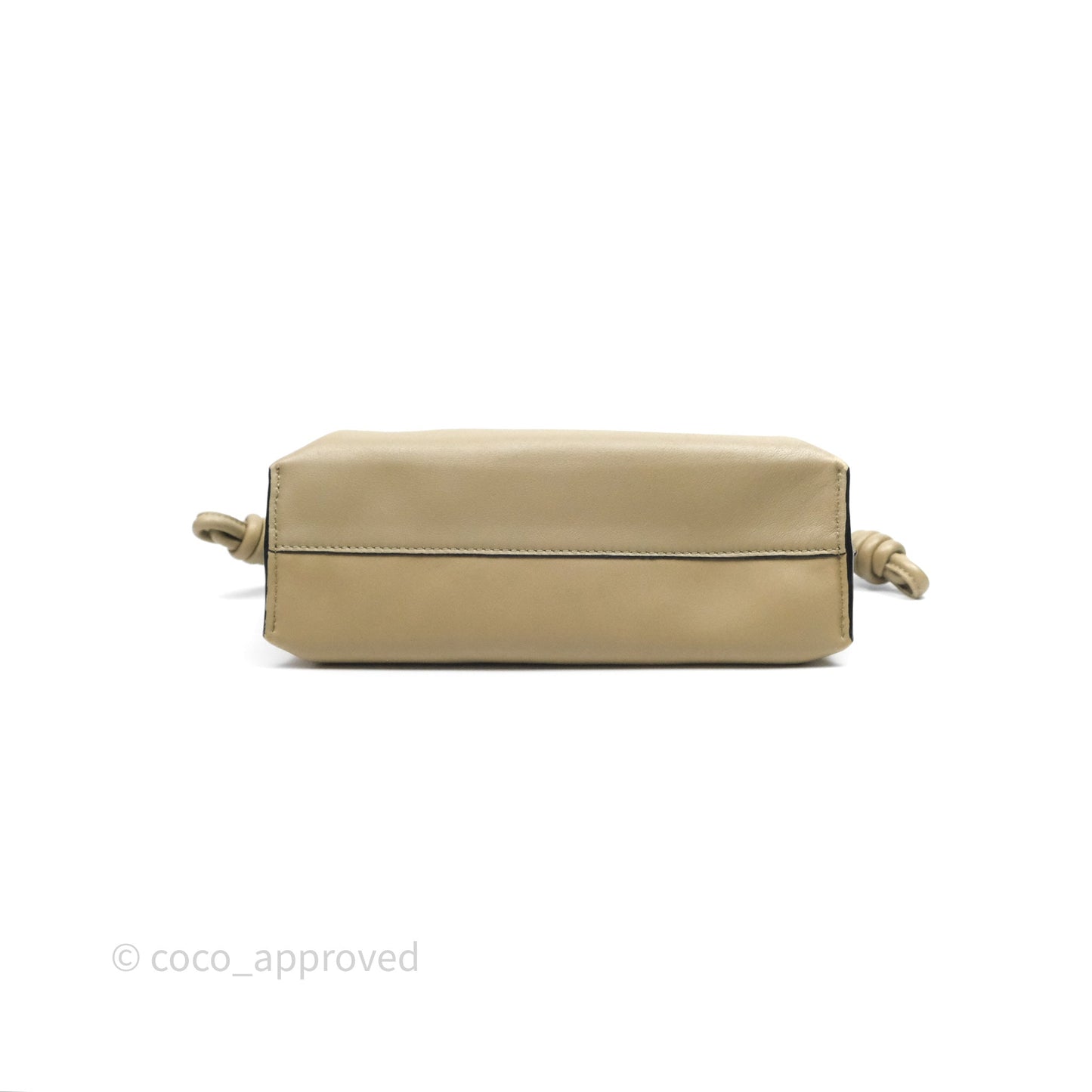 Loewe Mini Flamenco Clutch in Nappa Calfskin Clay Green