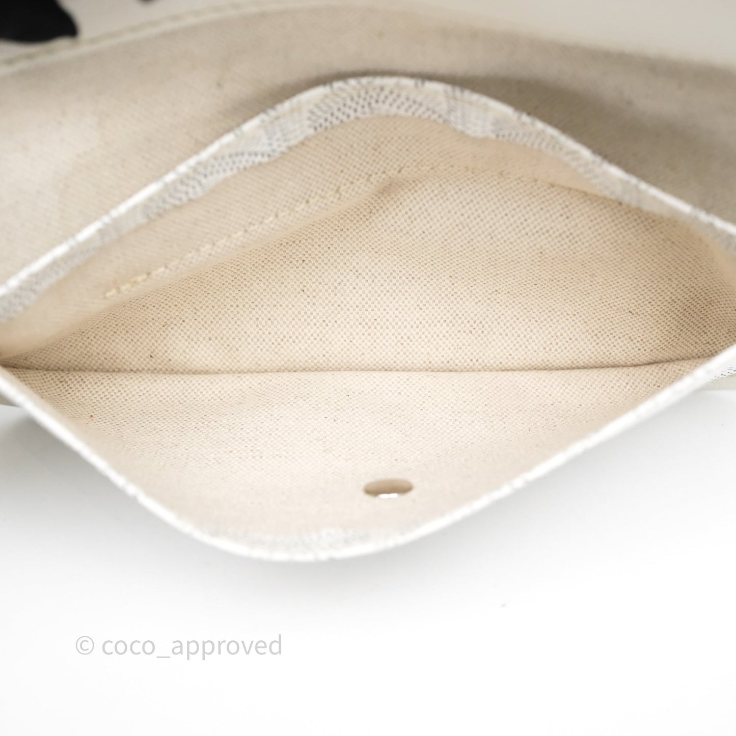 Goyard Bohème Hobo Bag PM White Goyardine Canvas