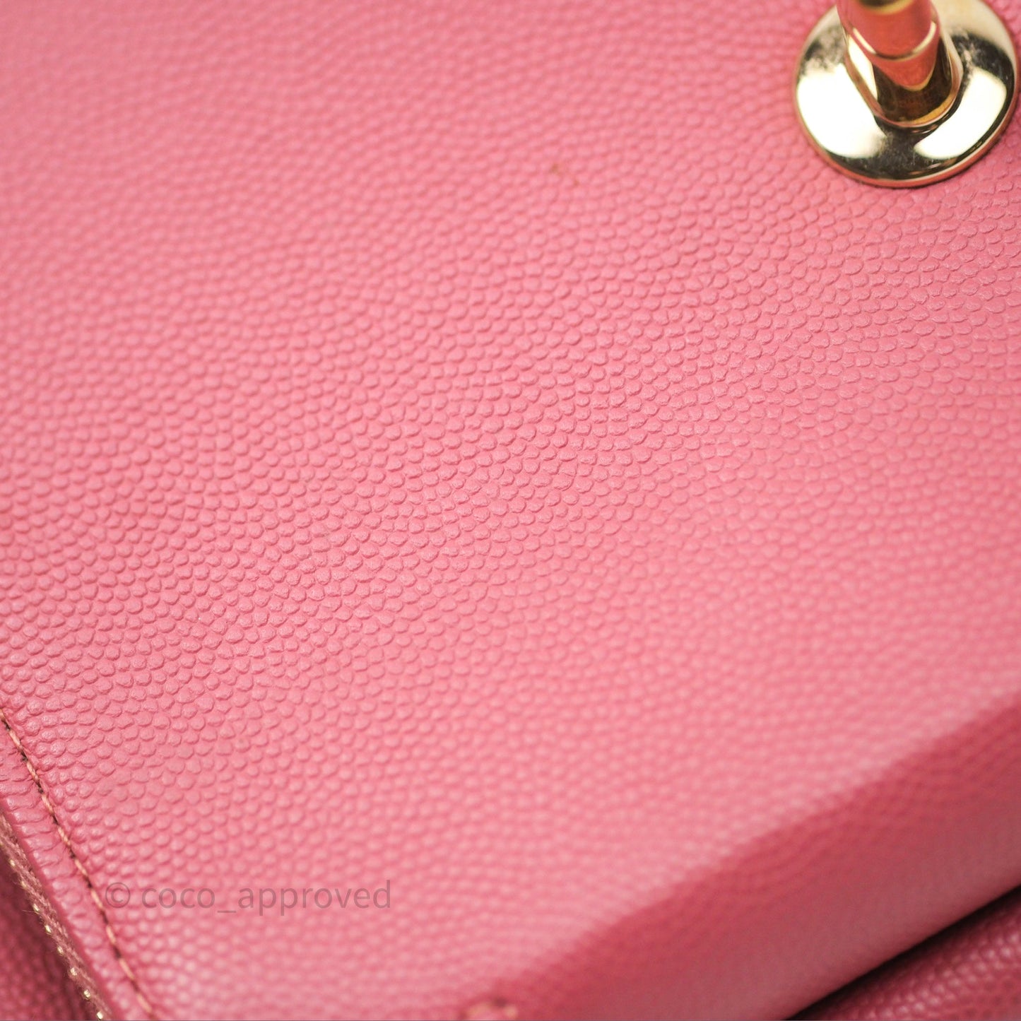 Chanel Quilted Medium Business Affinity Flap Rose Pink Caviar Gold Hardware