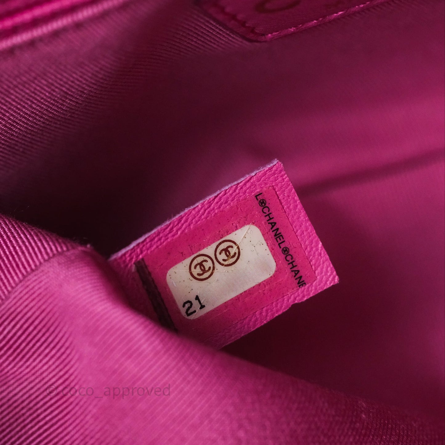 Chanel Quilted Mini Mademoiselle Chic Flap Dark Pink Lambskin Aged Gold Hardware