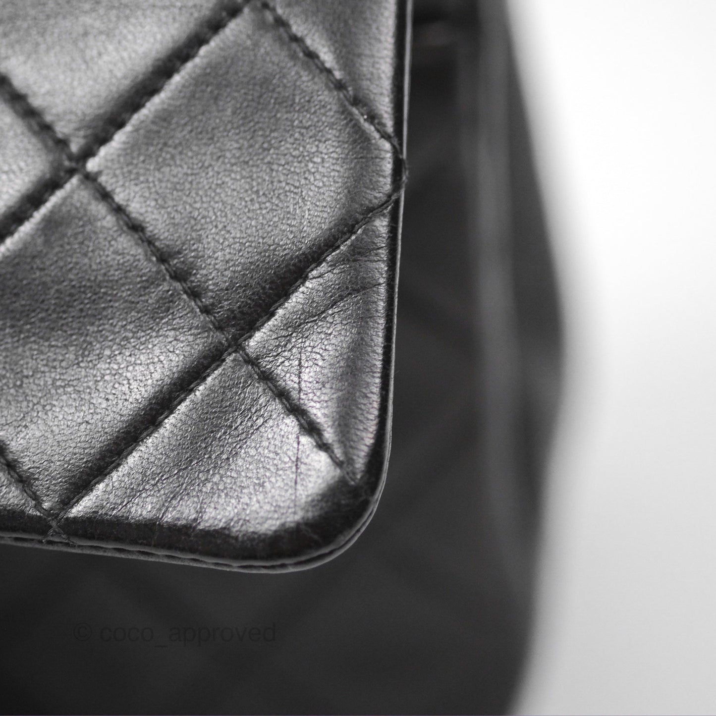 Chanel Classic Vintage Small Flap Black Lambskin 24K Gold Hardware