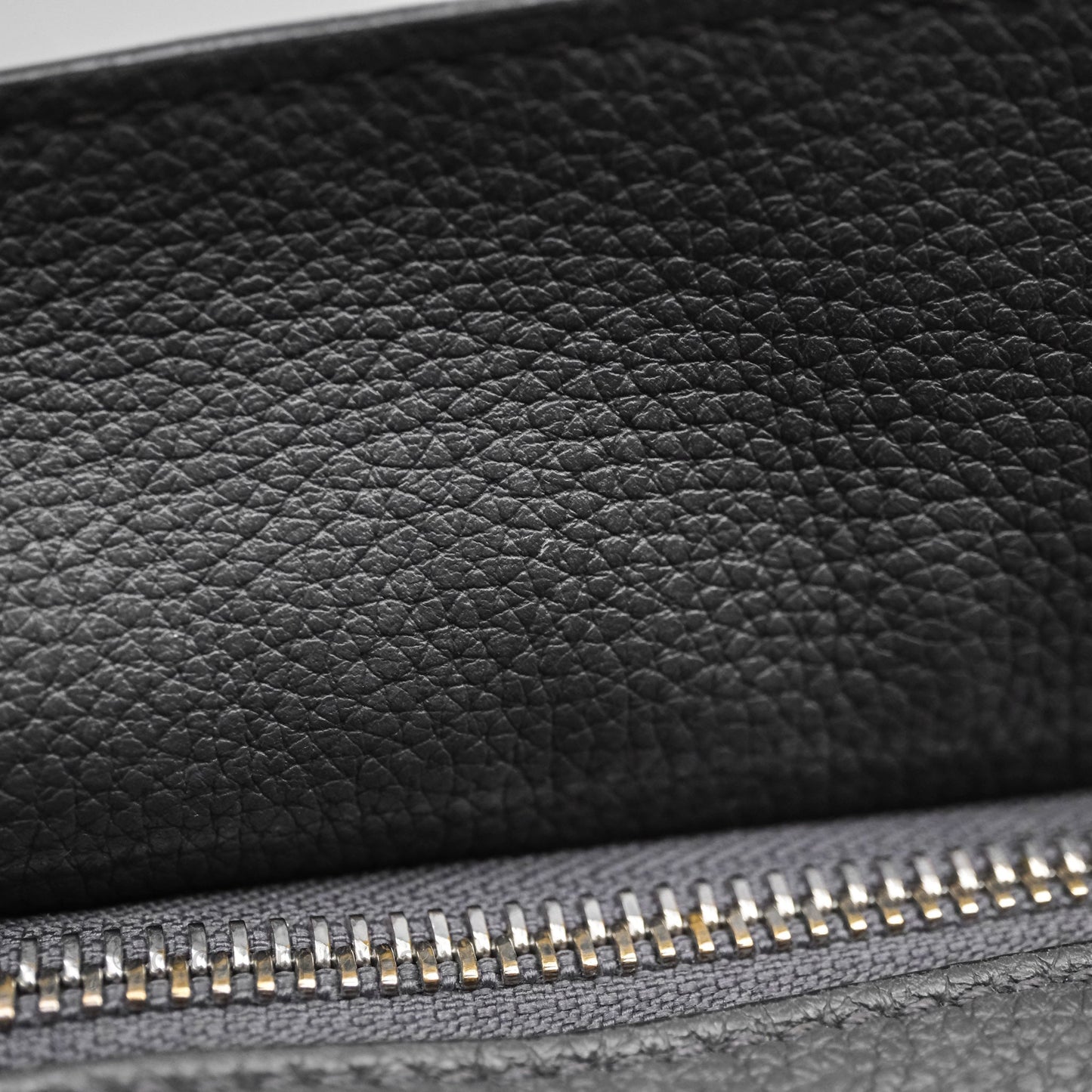 Loewe Small Puzzle Grey Calfskin Edge Bag