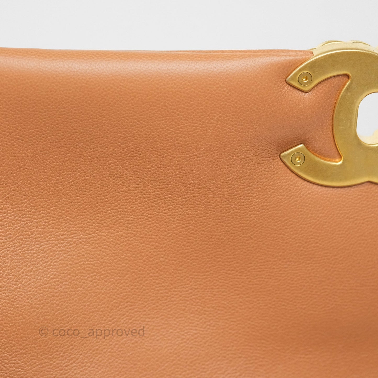 Chanel 19 Small Caramel Dark Beige Brown Mixed Hardware