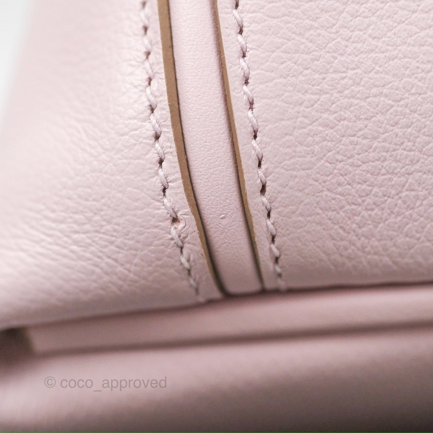 Hermès 24/24 21 Mini Mauve Pale Evercolor/Swift Palladium Hardware