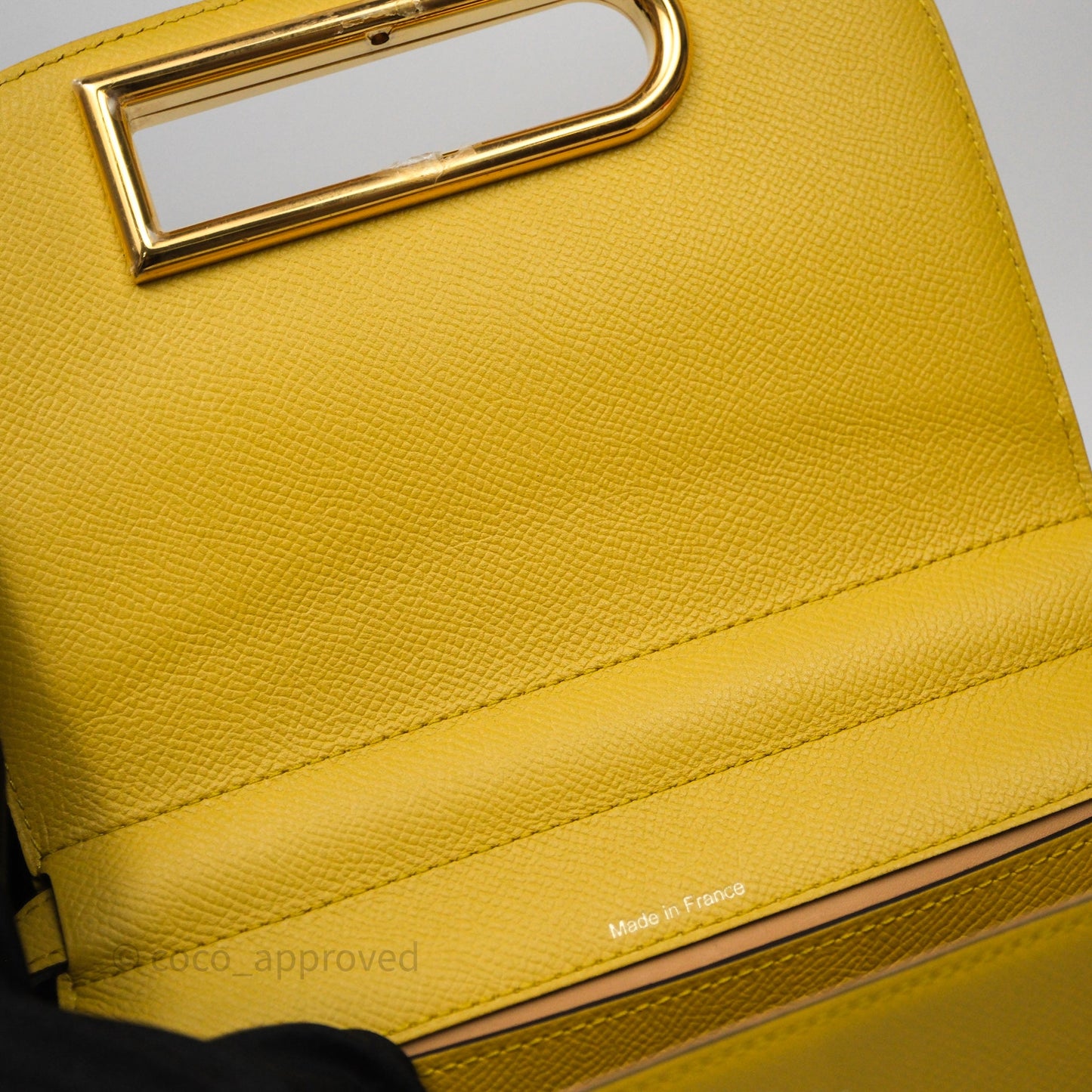 Delvaux Small Lingot Bag Pollen Alpina Calfskin Gold Hardware