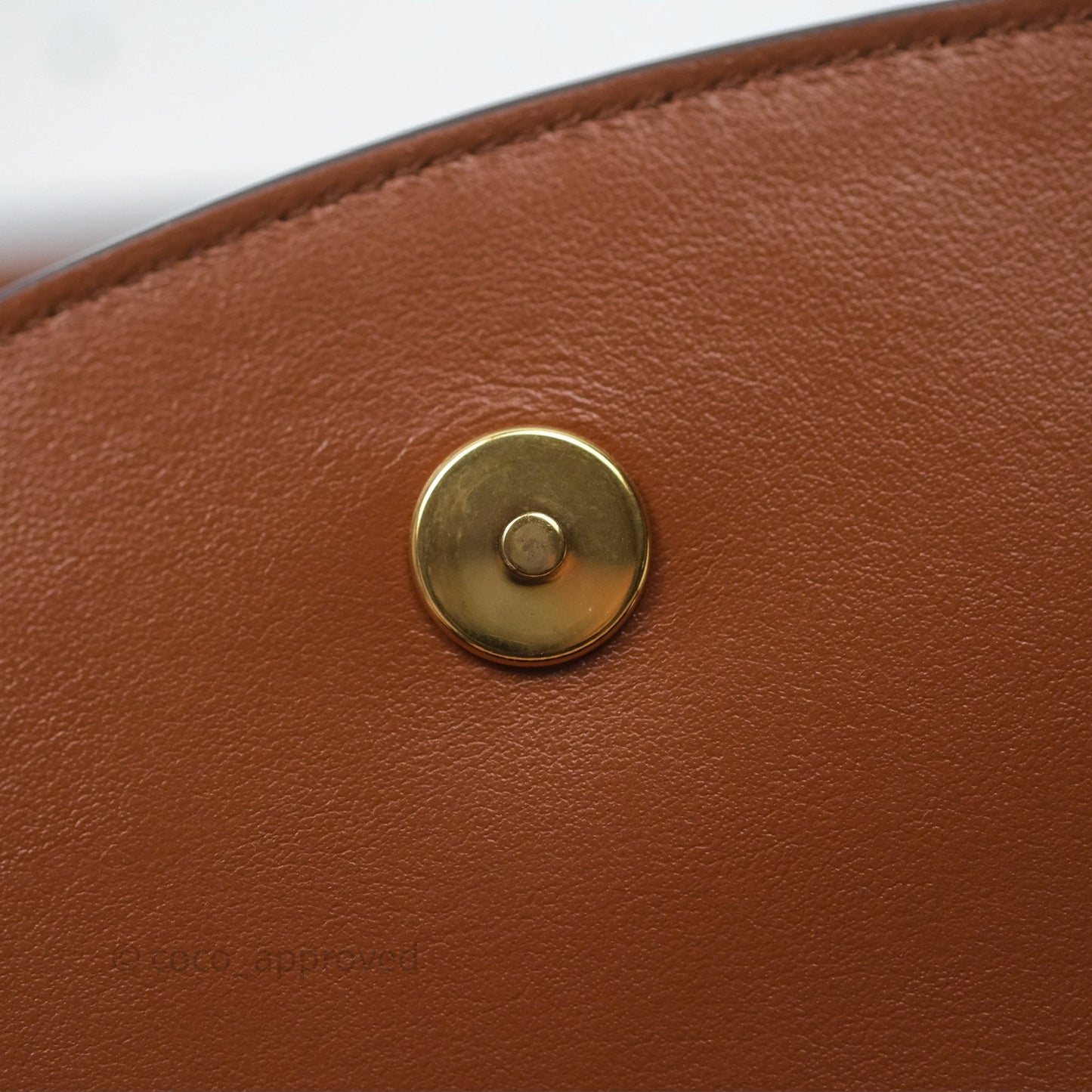 Celine Clutch on Strap in Tartan Textile and Natural Calfskin