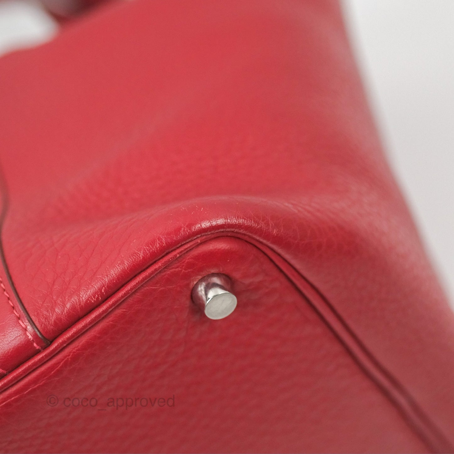 Hermès Picotin 18 Rouge Clemence Palladium Hardware