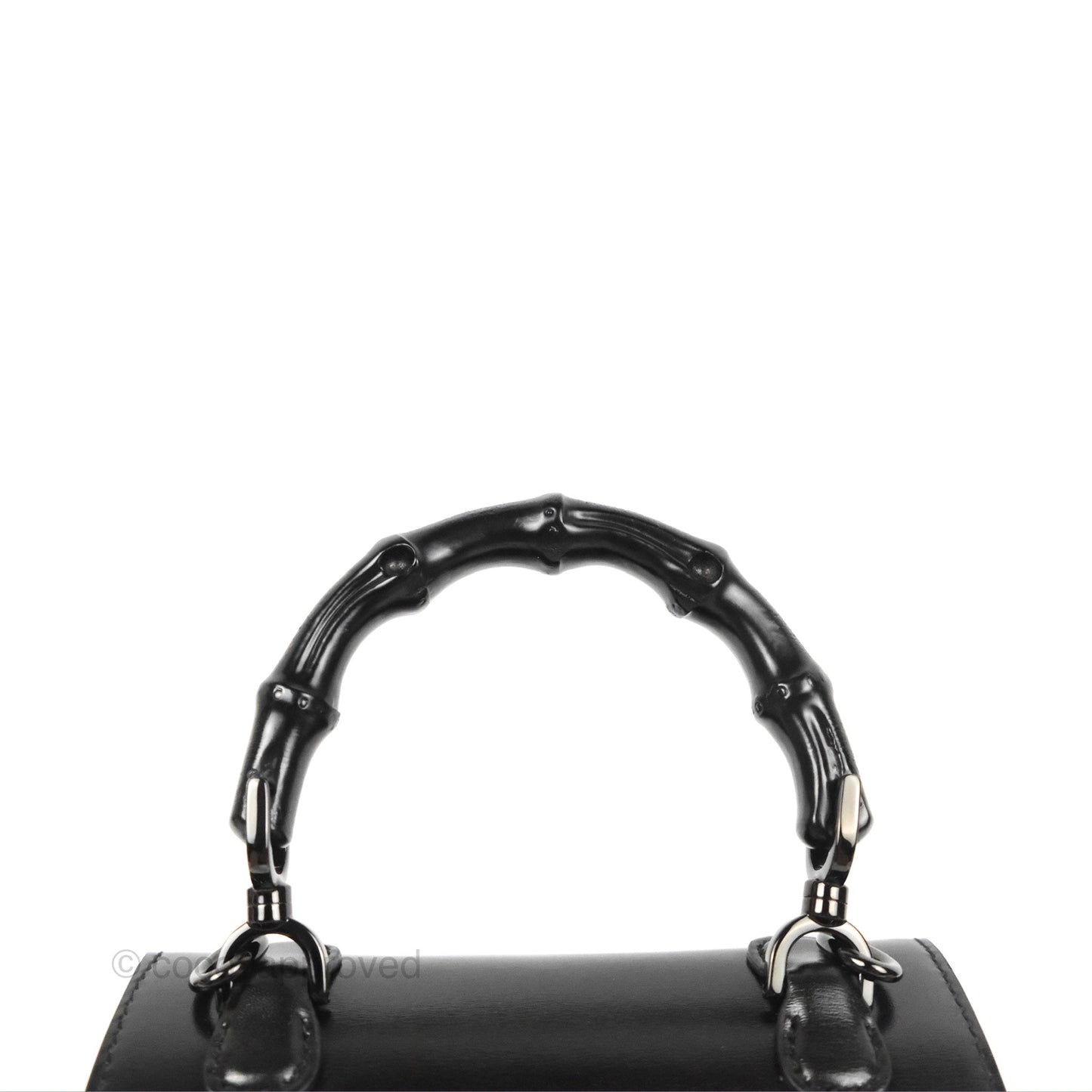 Gucci Bamboo 1947 Mini Top Handle Bag Black
