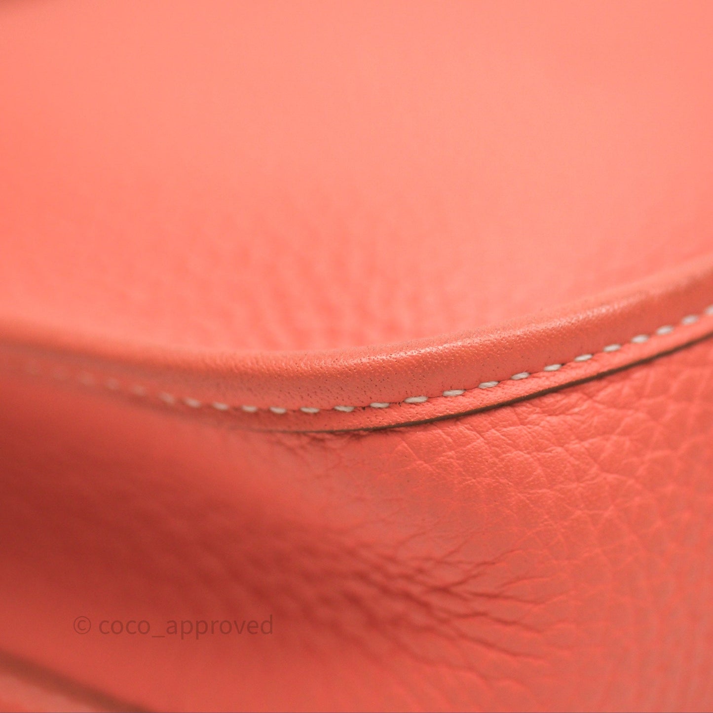 Hermès Mini Evelyne 16 Crevette L5 Clemence Palladium Hardware