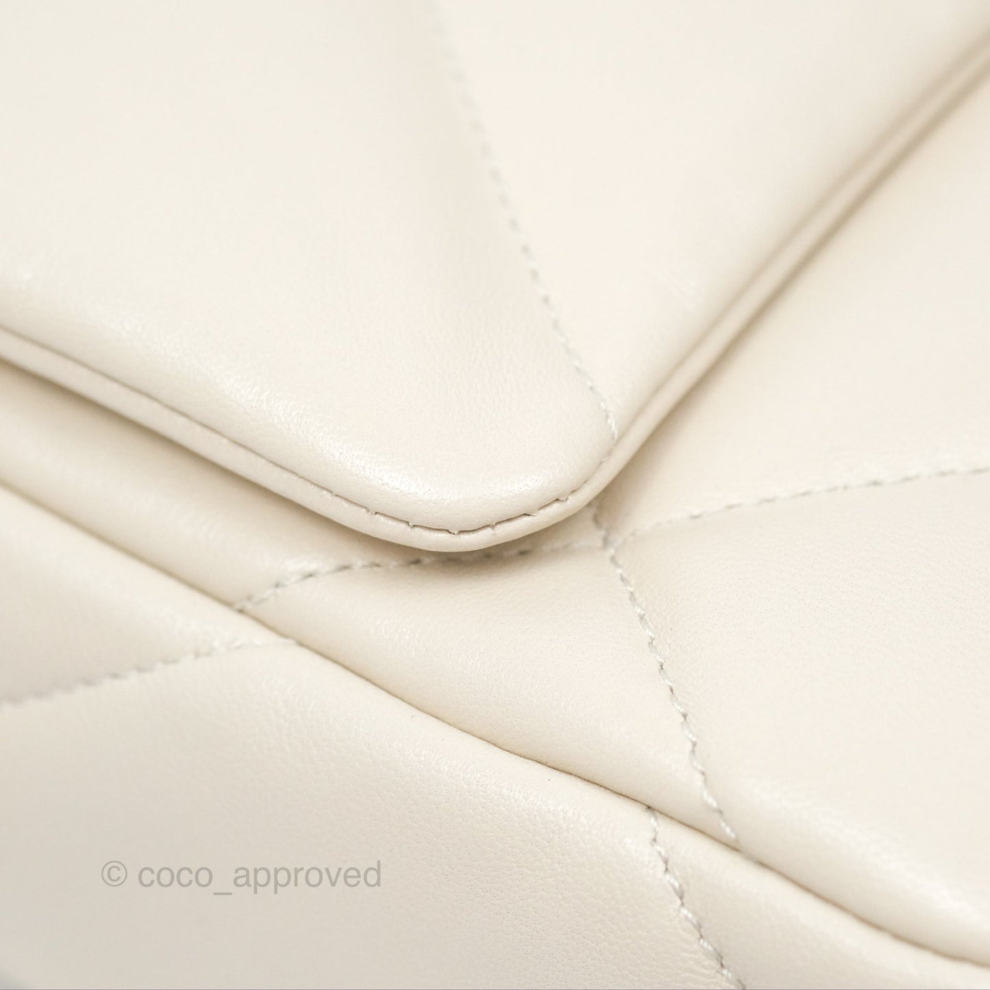 Chanel 19 Small Ivory Mixed Hardware