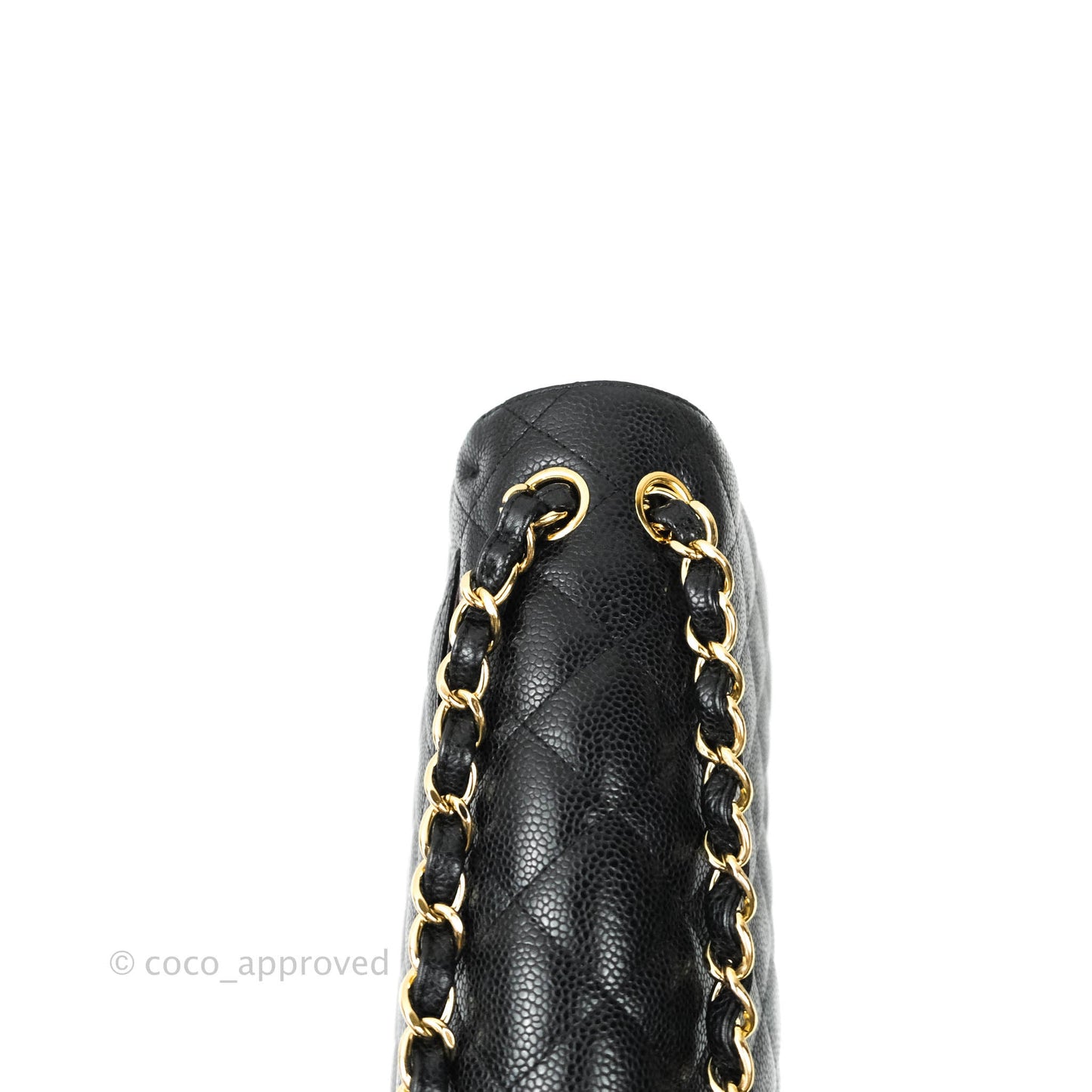 Chanel Jumbo Double Flap Black Caviar Gold Hardware⁣⁣