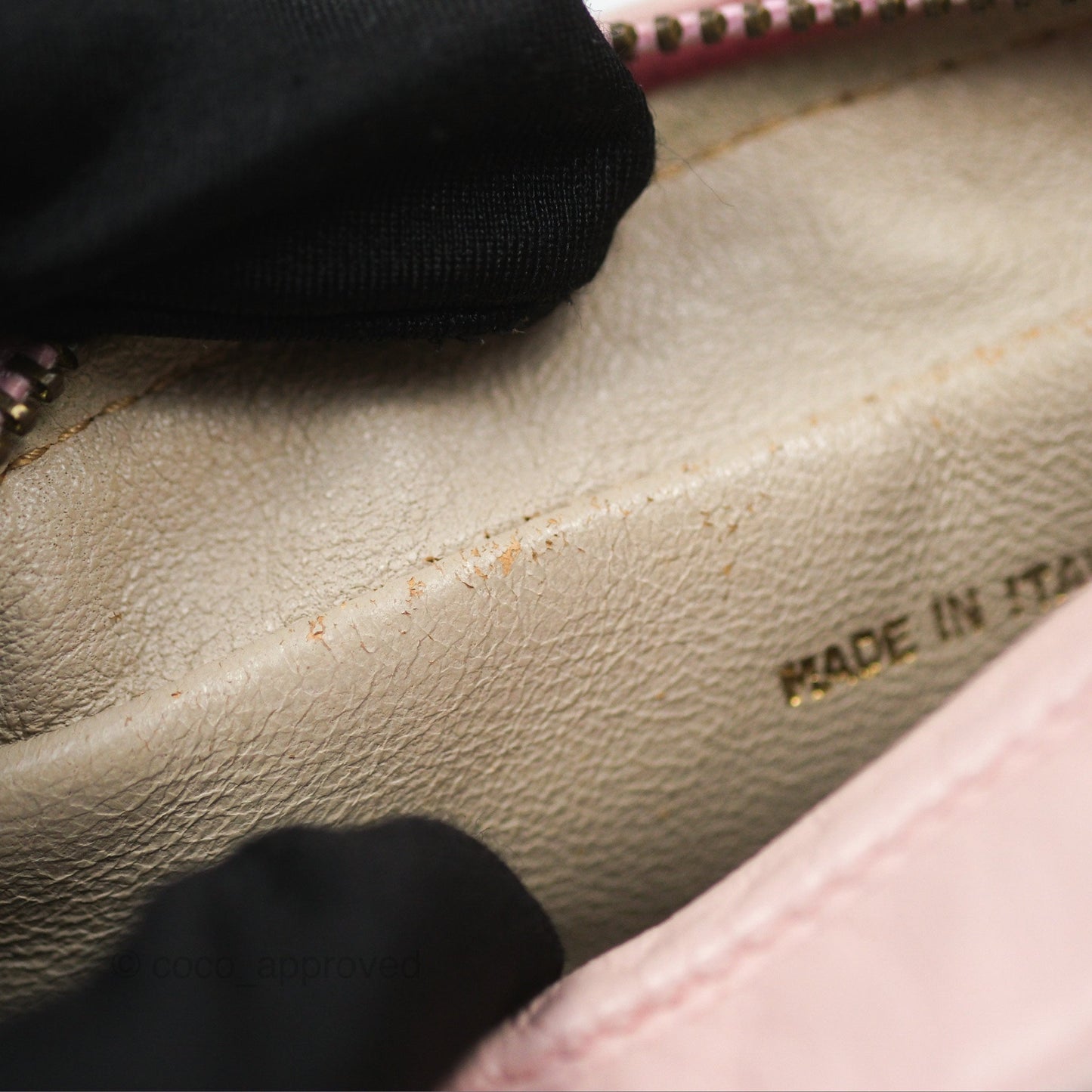 Chanel Vintage Camera Bag Pink Lambskin Gold Hardware