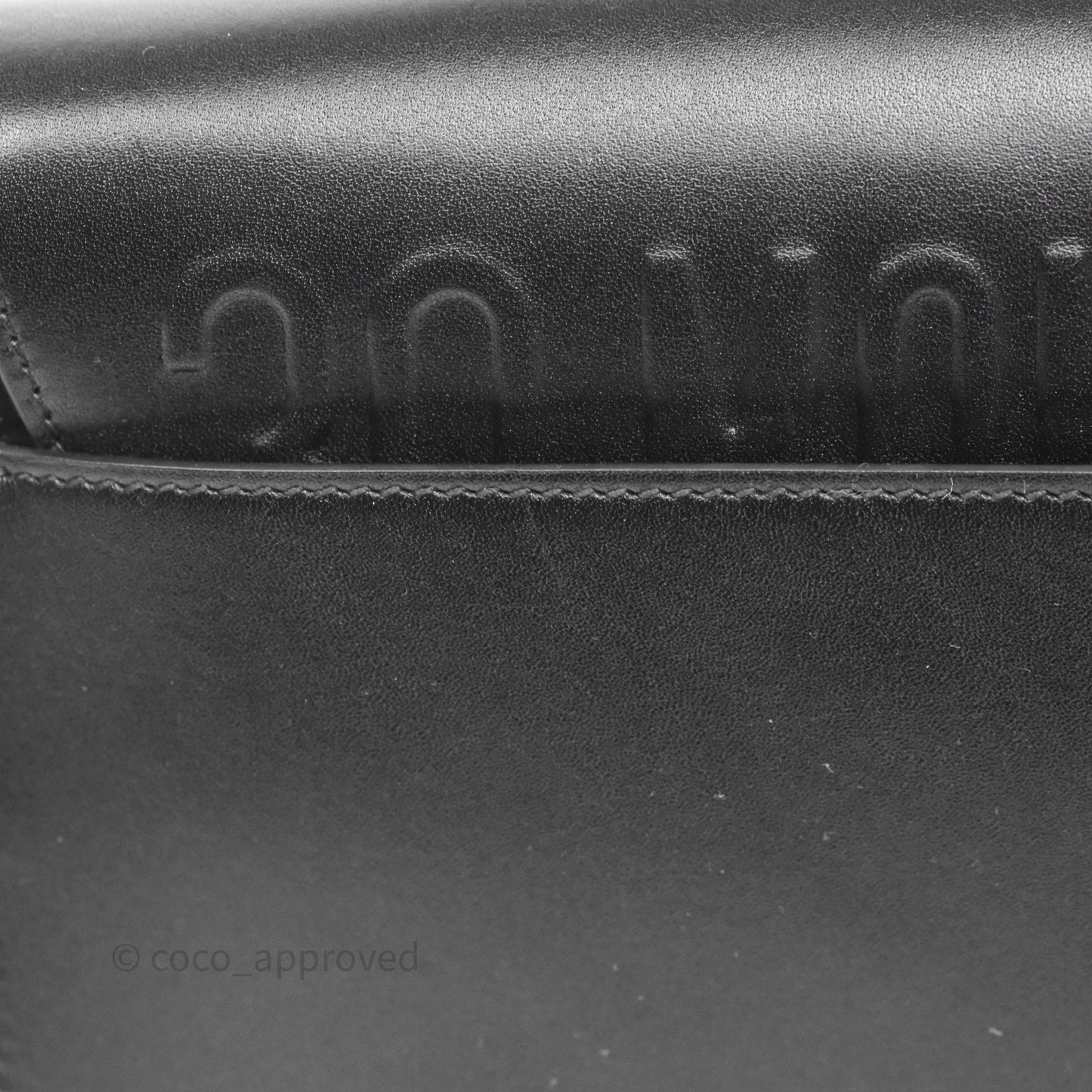 Dior Medium Bobby Flap Black Box Calfskin