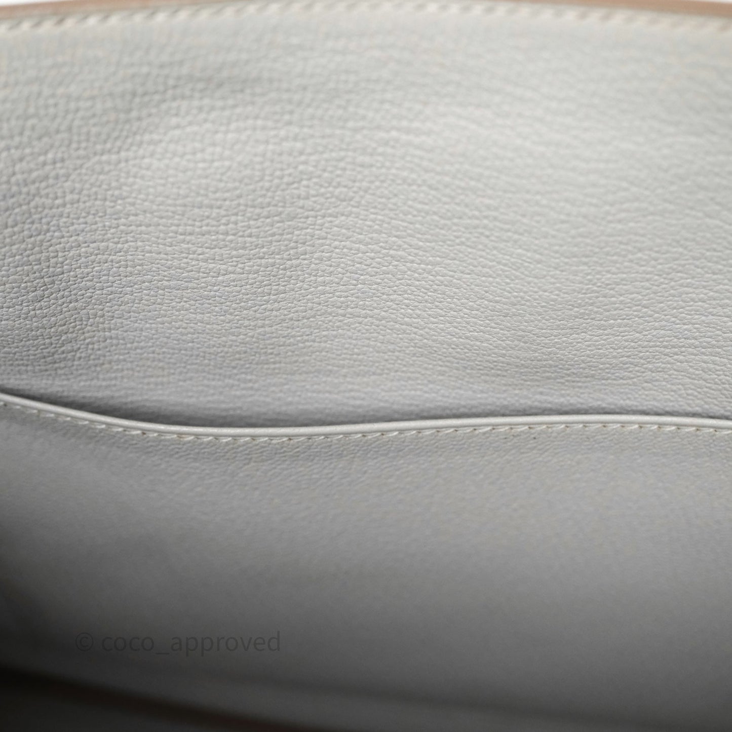 Hermès Birkin 30 Retourne Gris Perle 80 Togo Gold Hardware