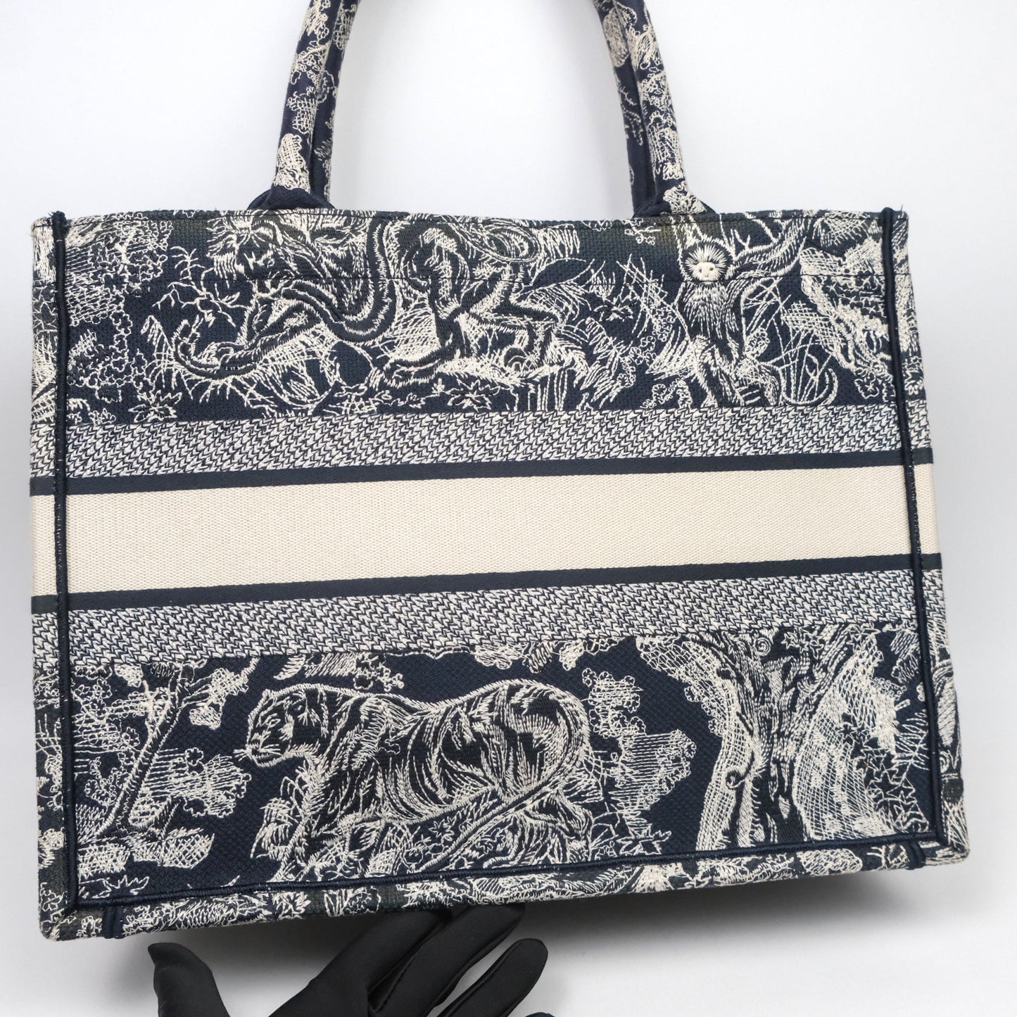 Christian Dior Toile De Jouy Medium Book Tote Canvas