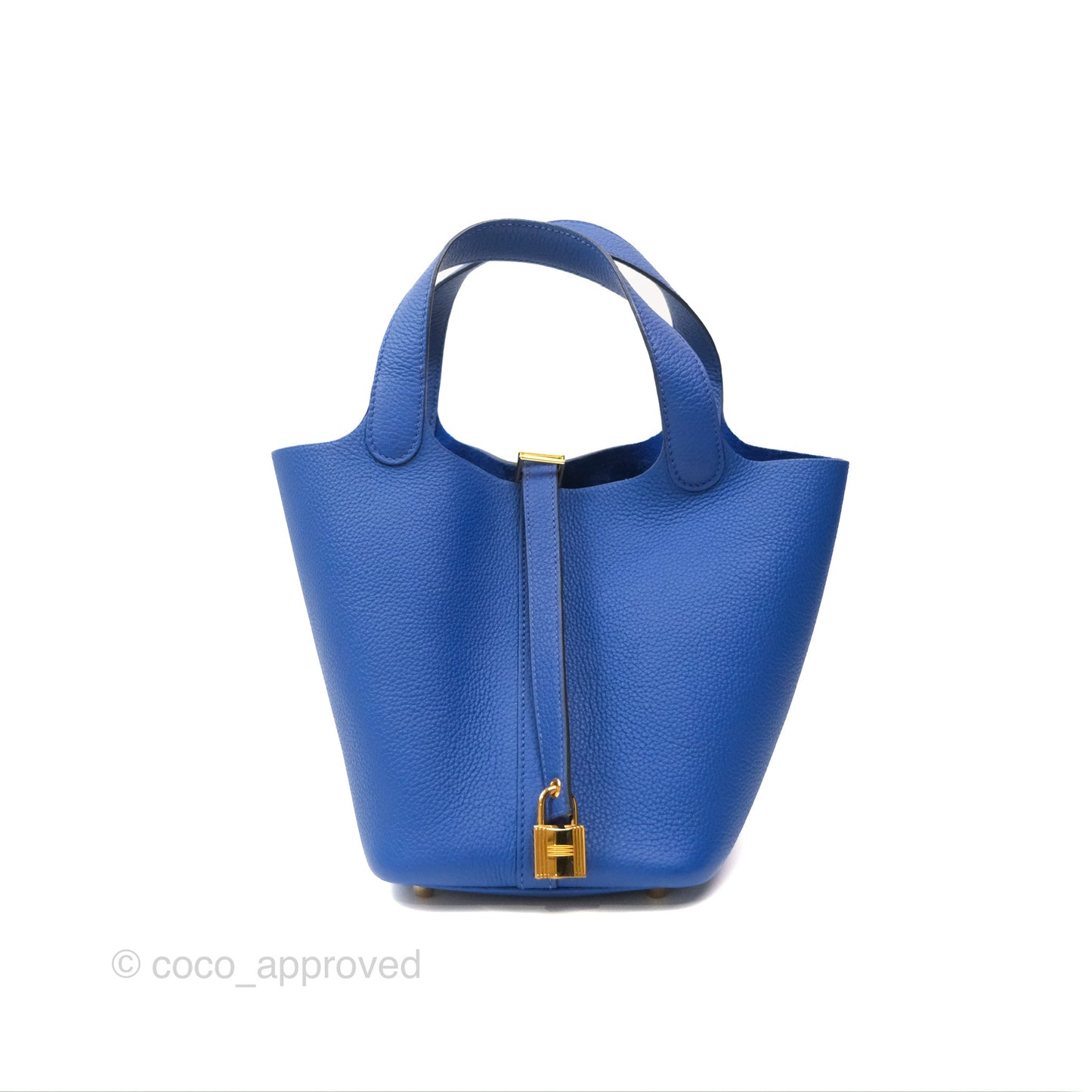 Hermès Picotin Lock 18 Bleu Royal Taurillon Maurice TM Gold Hardware
