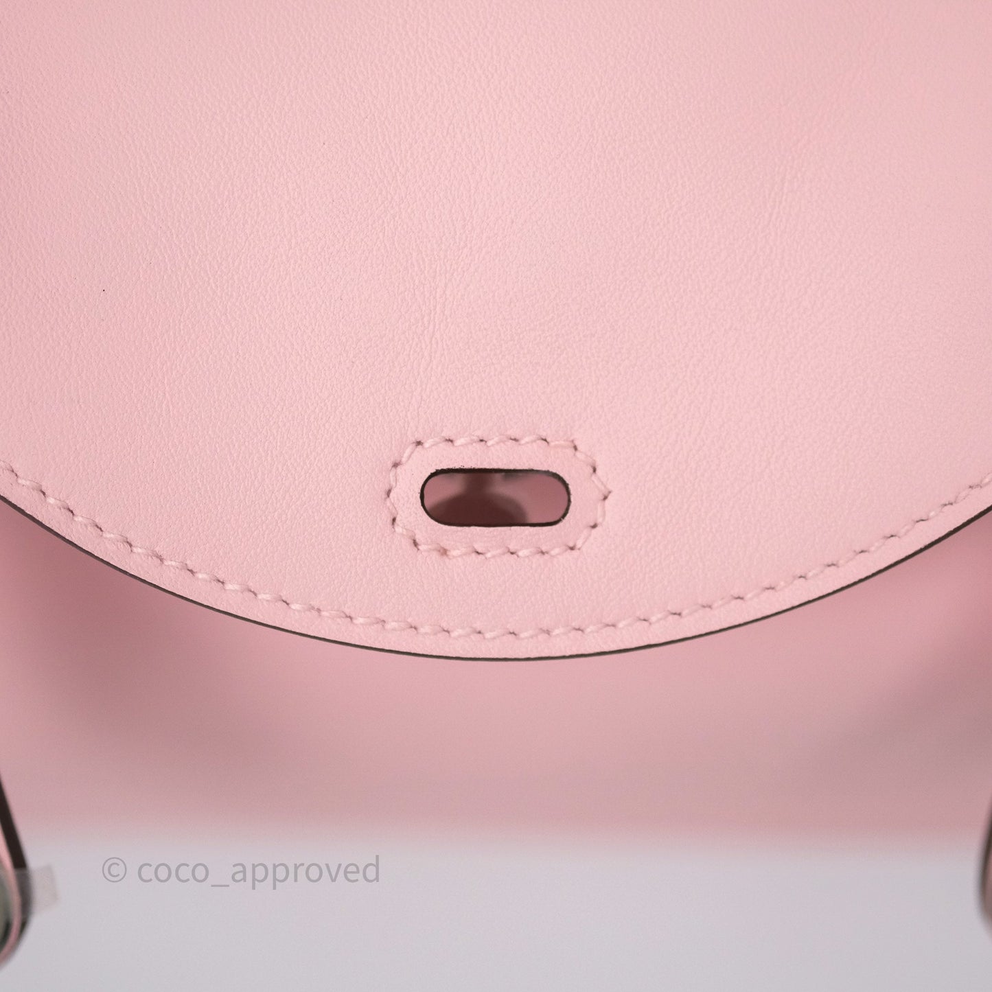 Hermès Mini Lindy II 20 Rose Sakura 3Q Swift Palladium Hardware