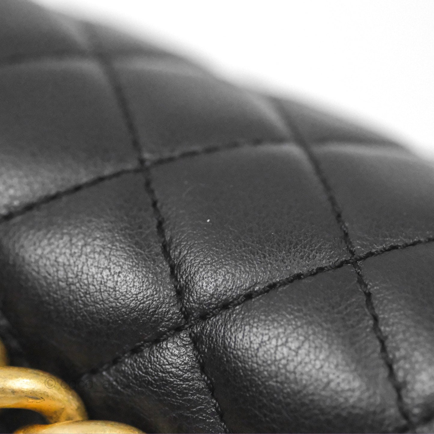 Chanel Small Boy Black Calfskin Gold Hardware