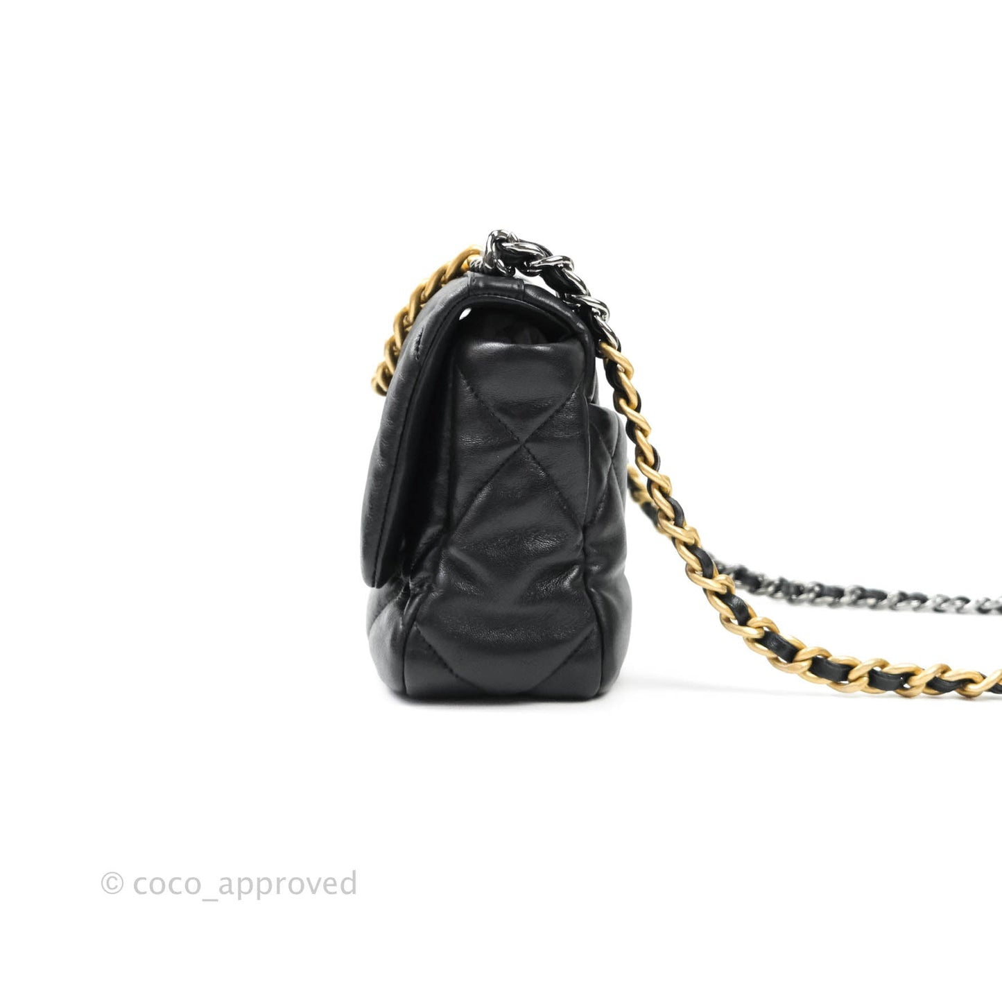 Chanel 19 Small Black Mixed Hardware