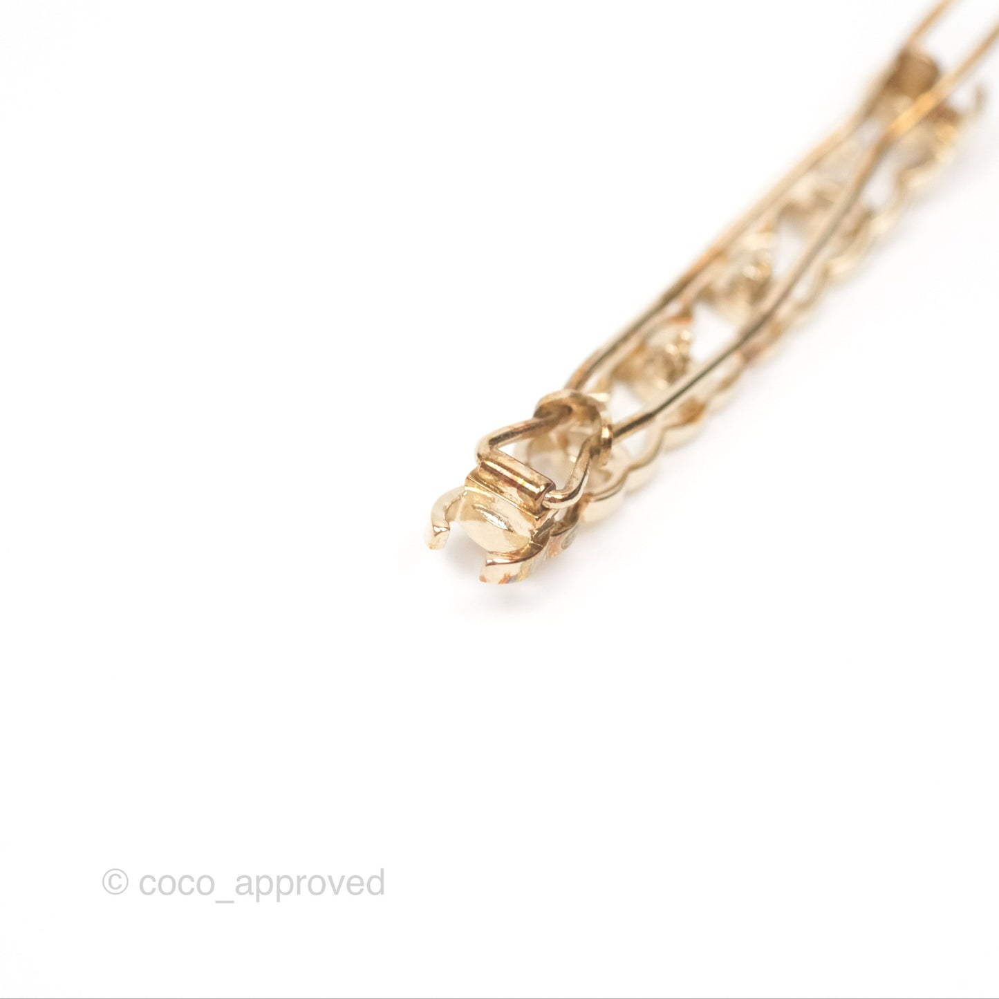 Chanel CC Hair Clip Gold Tone 21A