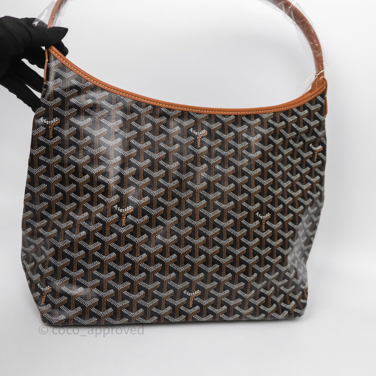Goyard Bohème Hobo Bag Black & Tan