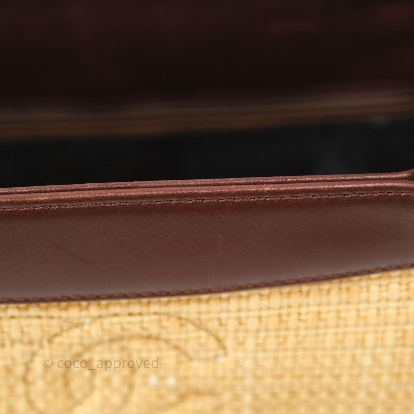 Chanel Vintage Rattan Tote Bag
