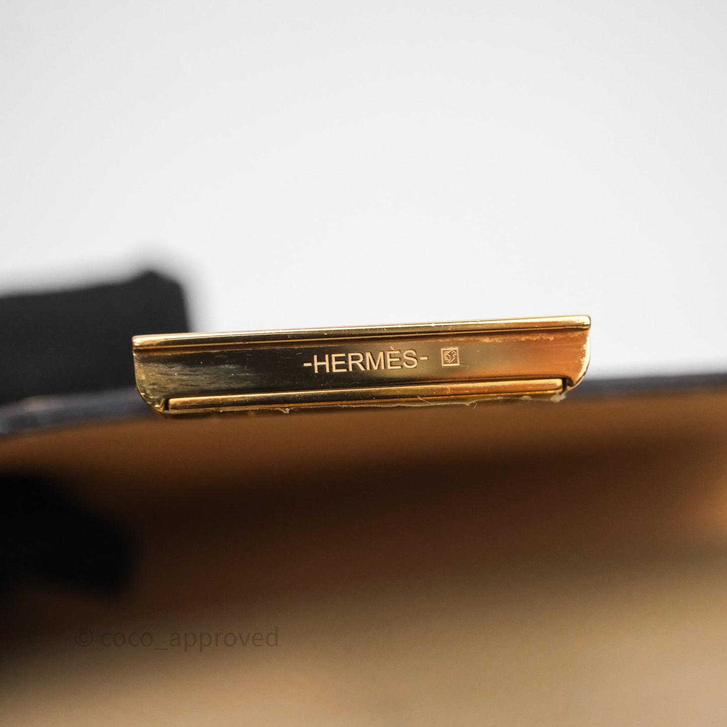 Hermès Constance Short Wallet Trench Epsom Gold Hardware