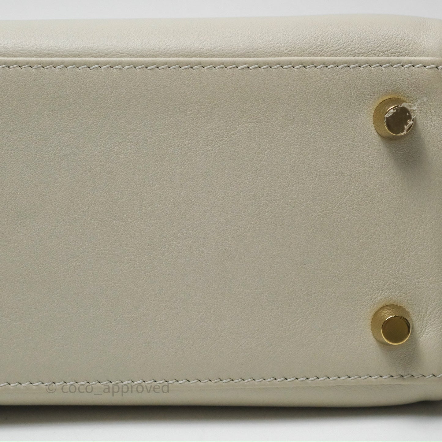 Hermès Retourne Swift Kelly 25 Gris Perle 80 Gold Hardware