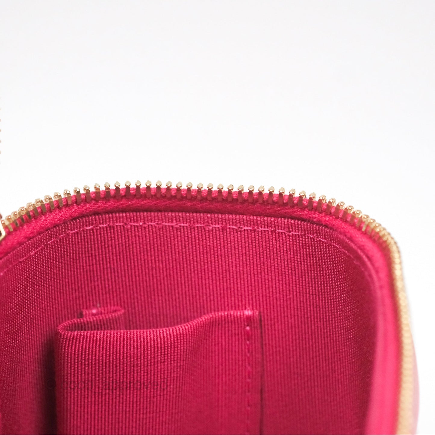 Chanel Trendy CC Vanity With Chain Dark Pink Lambskin Gold Hardware