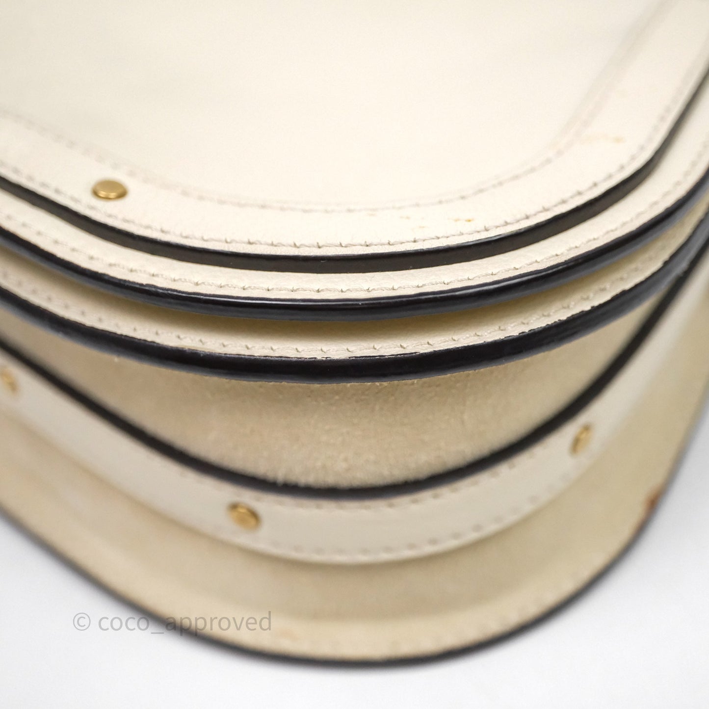 Chloé Nile Crossbody Bag White Calfskin