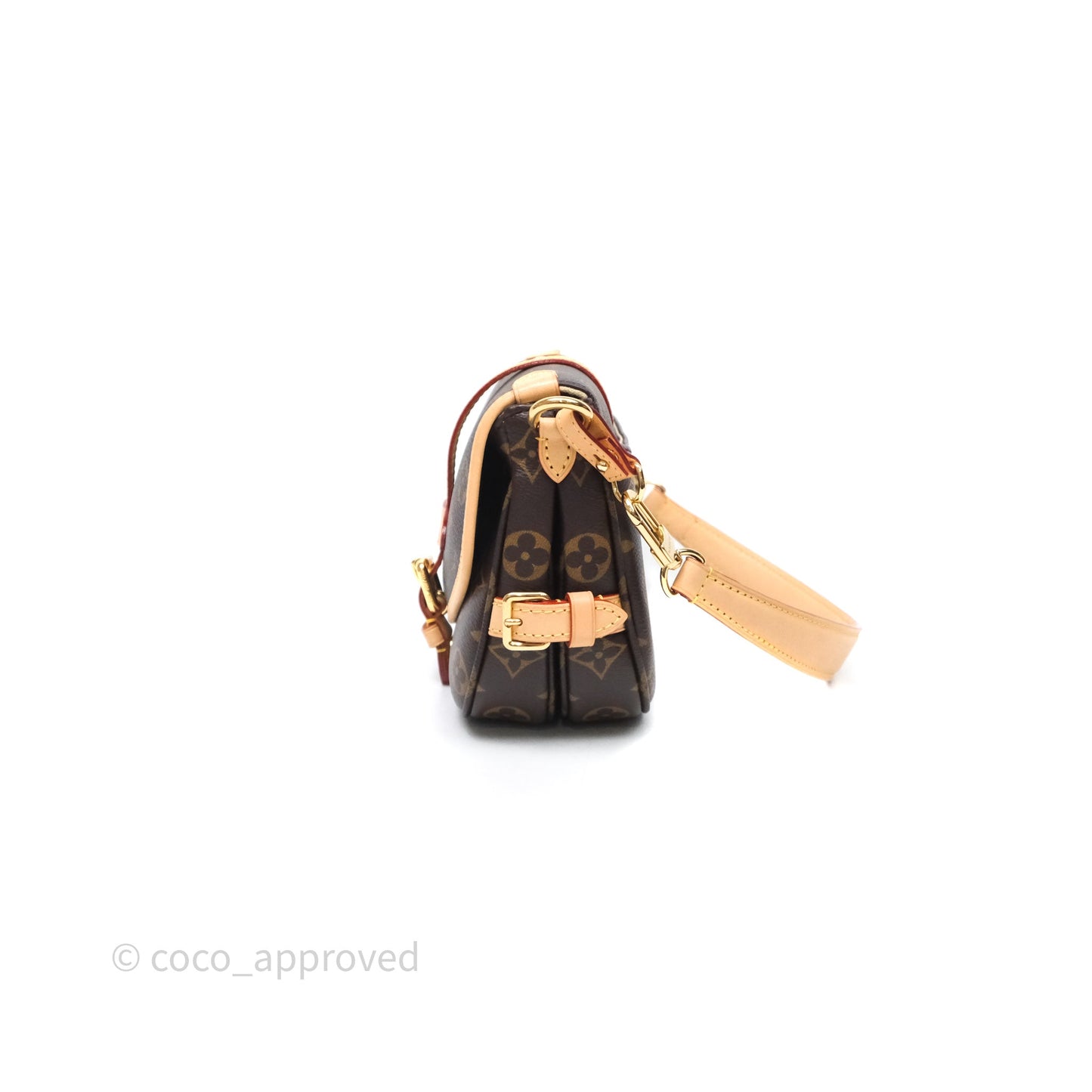Louis Vuitton Saumur BB Monogram Bag Gold Hardware