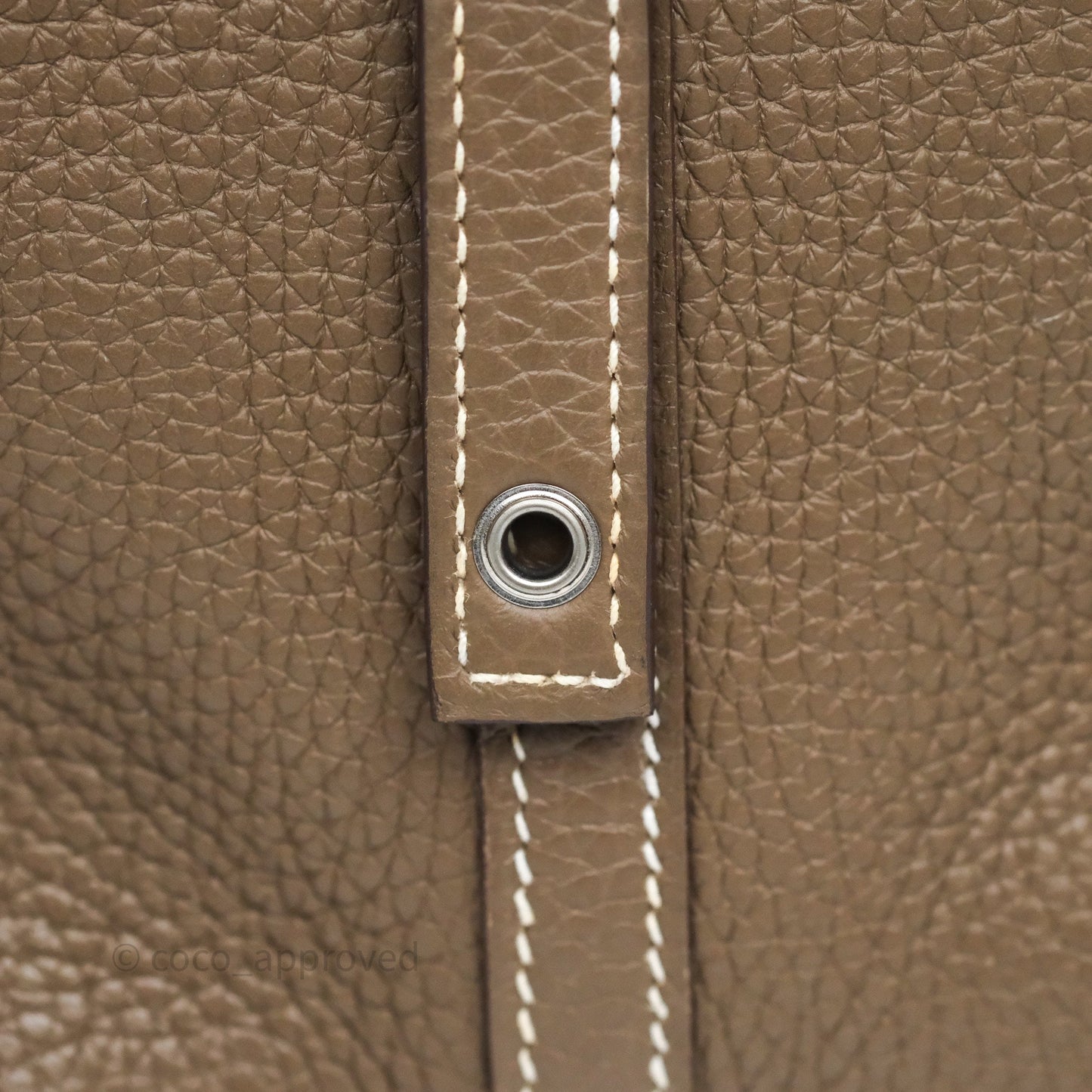 Hermès Picotin 22 Etoupe Clemence Palladium Hardware