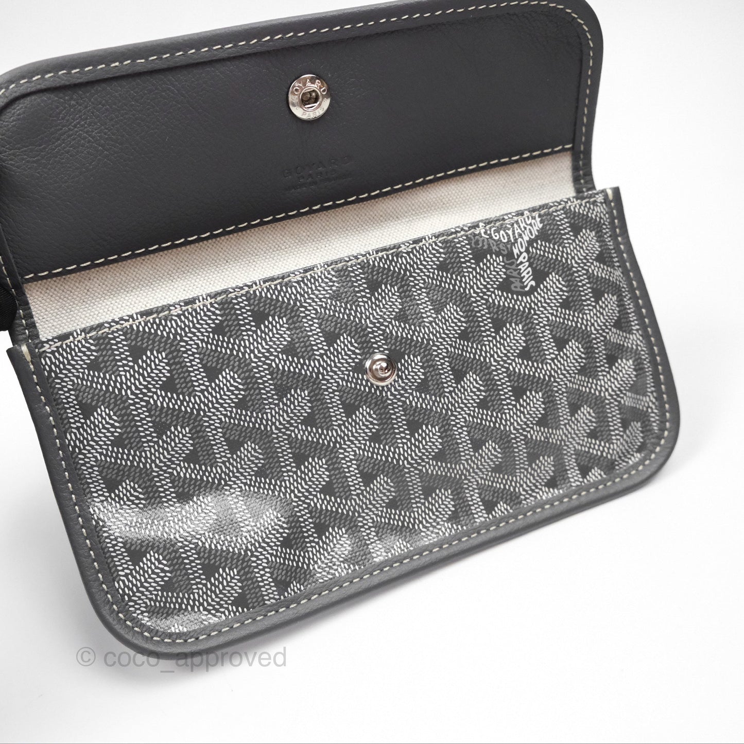 Goyard Bohème Hobo Bag Grey Goyardine Canvas
