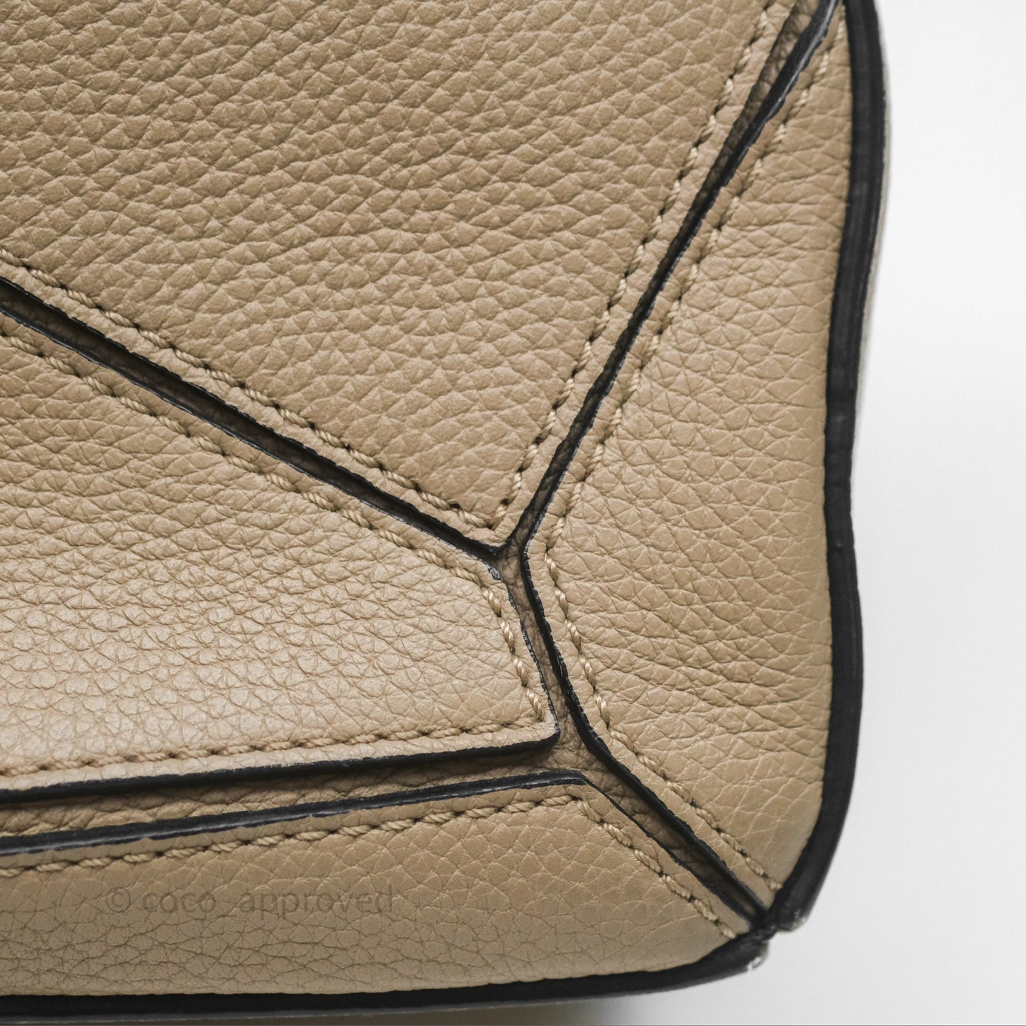 Loewe Mini Puzzle Bag Beige Calfskin