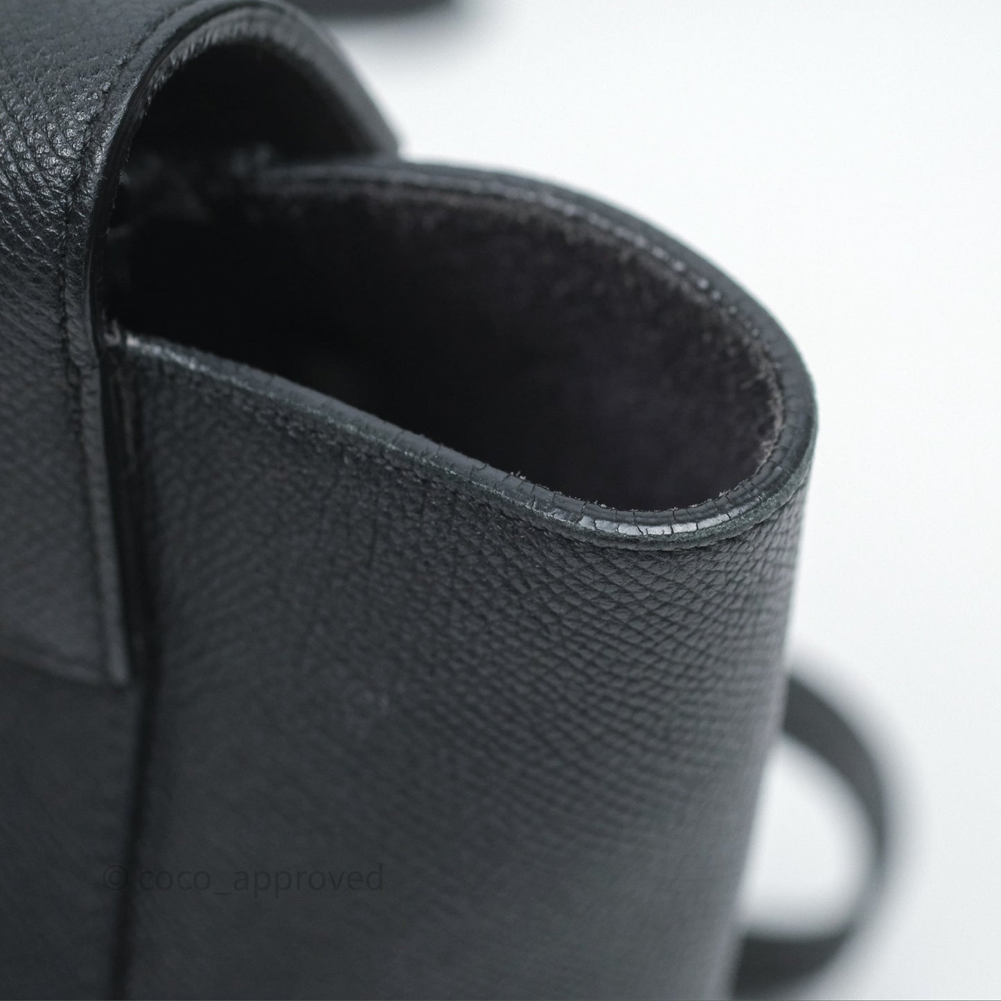 Celine Micro Belt Bag Black Grained Calfskin Gold Hardware