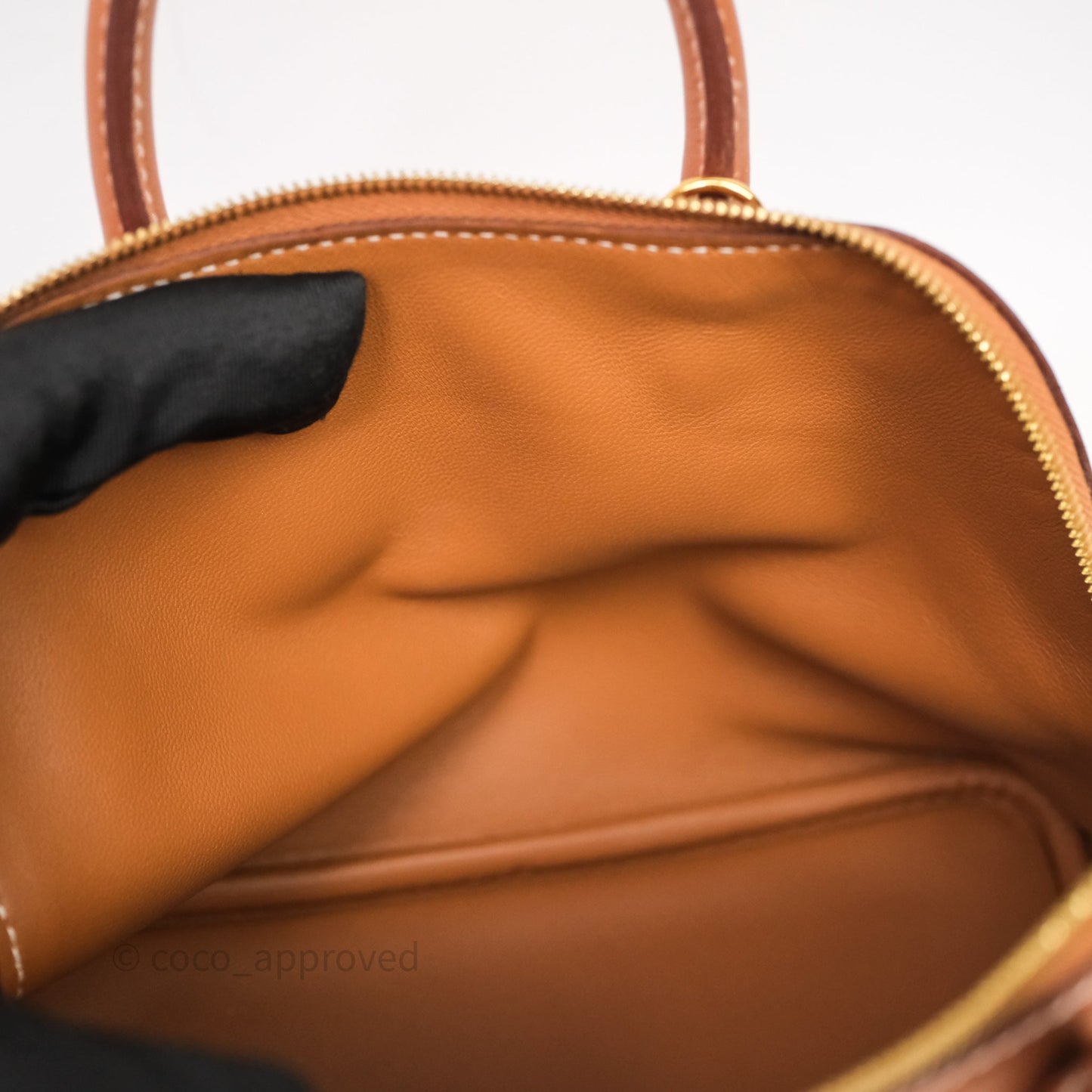 Hermès Bolide Mini 1923 Gold Evercolor Gold Hardware