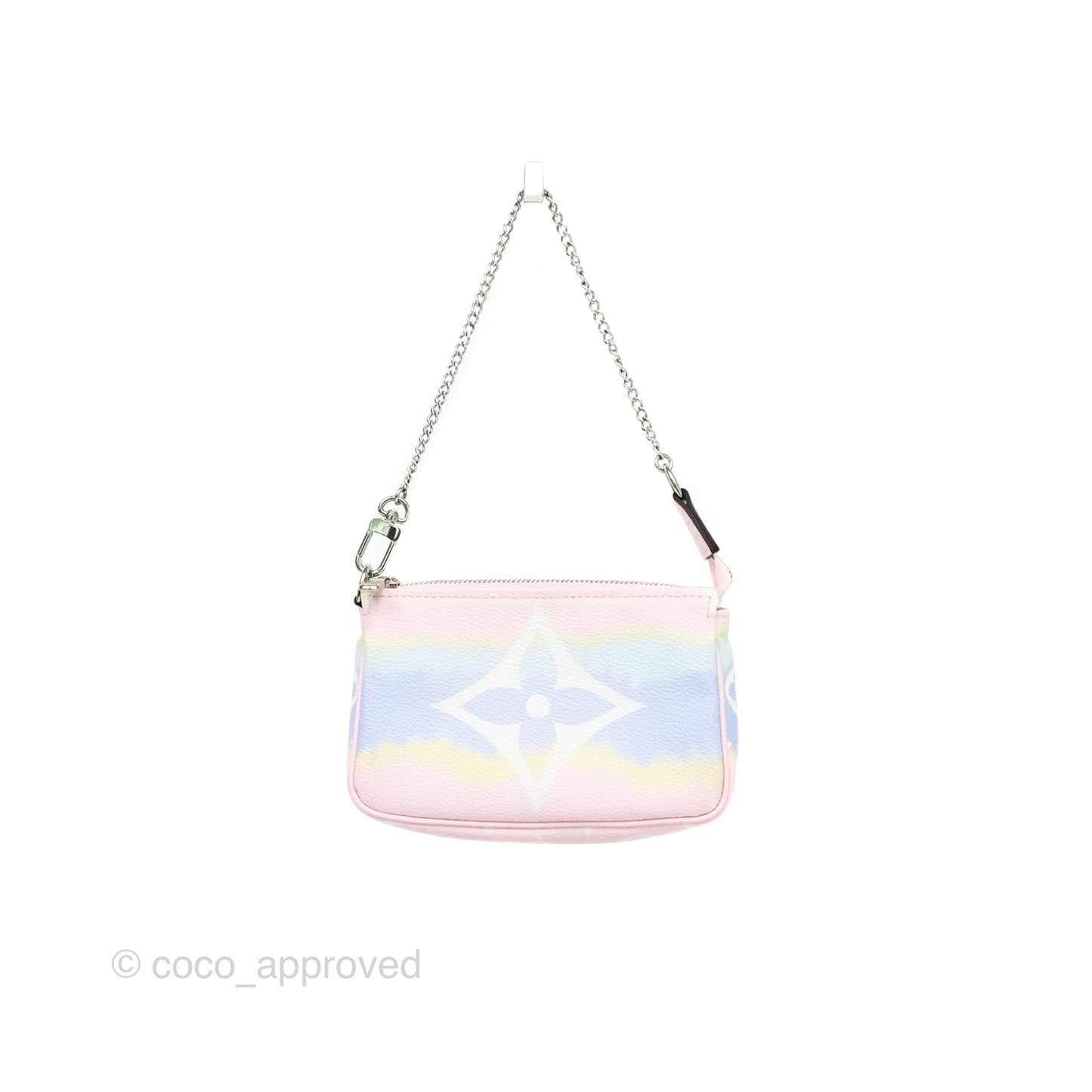 Louis Vuitton Mini Pochette Accessories Escale Pastel Monogram